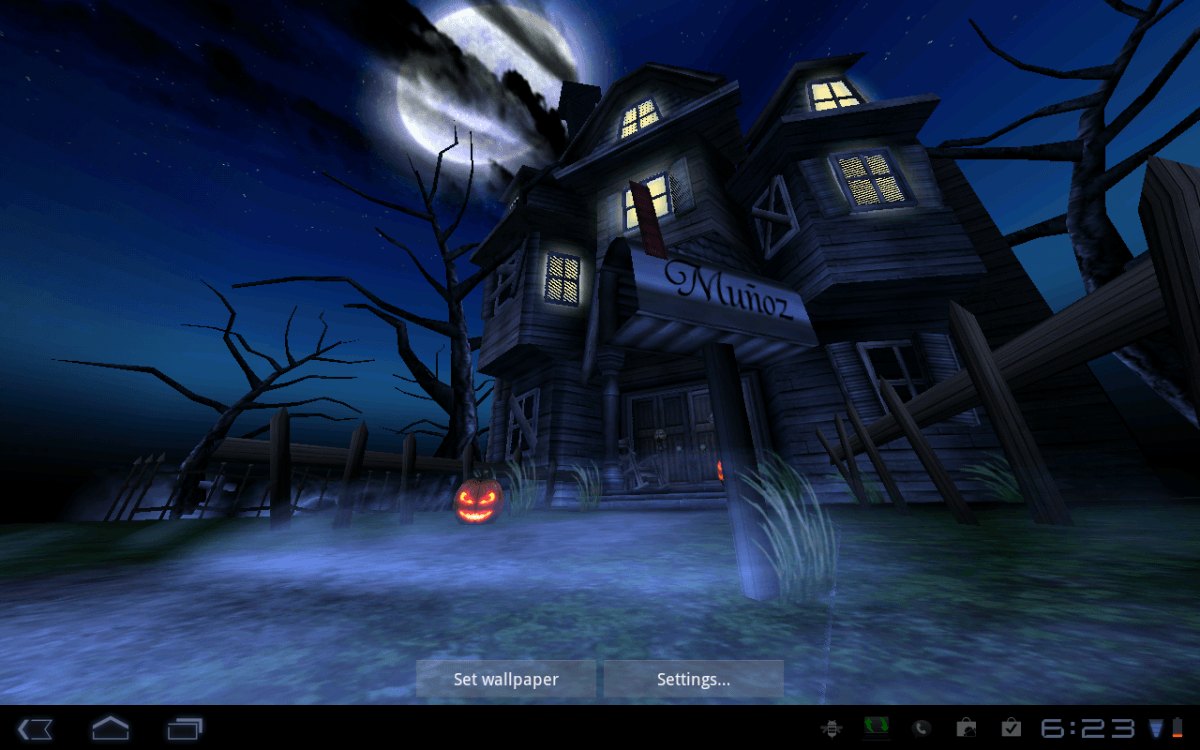 Android Wallpaper Review: Haunted House HD