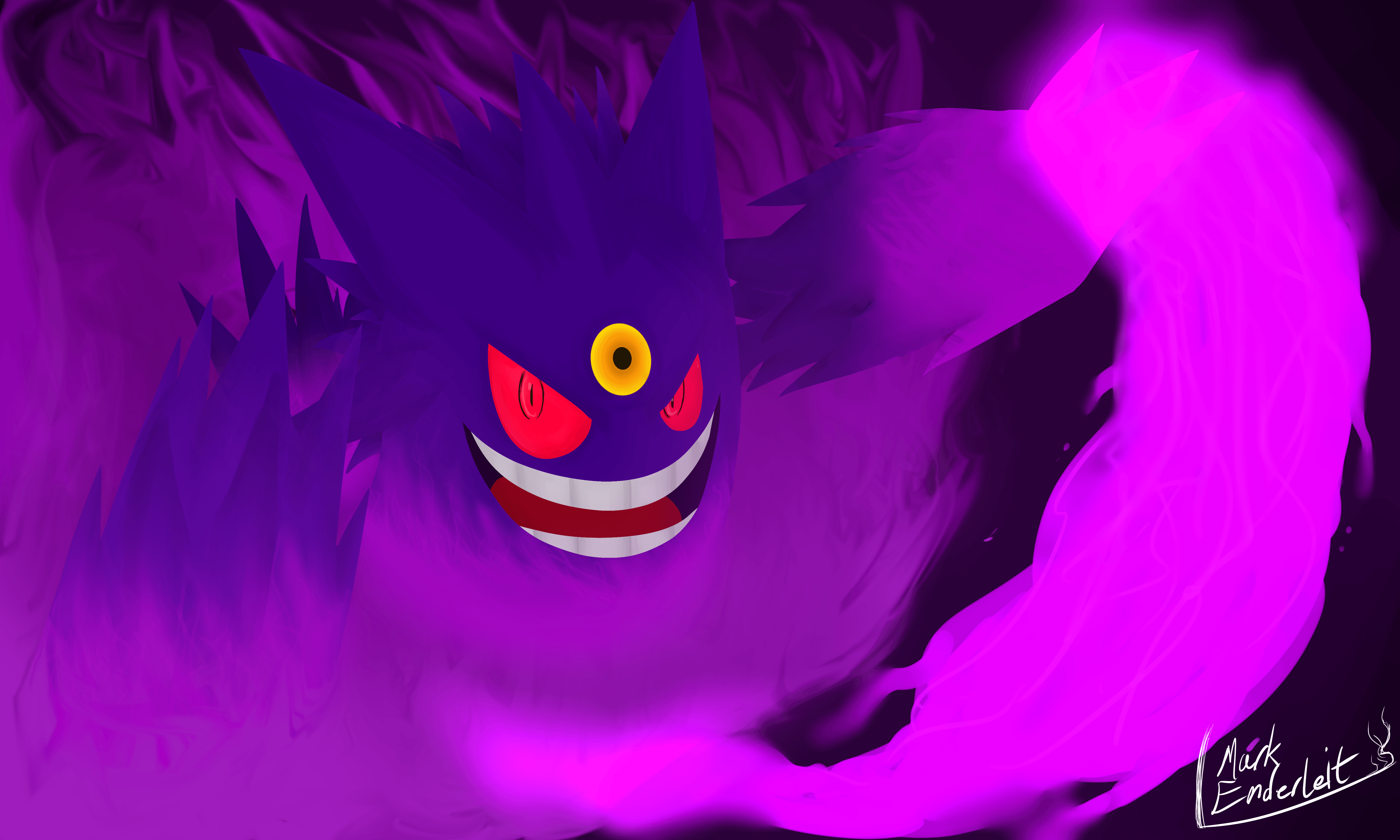 Download Gengar Pokémon wallpapers for mobile phone free Gengar  Pokémon HD pictures