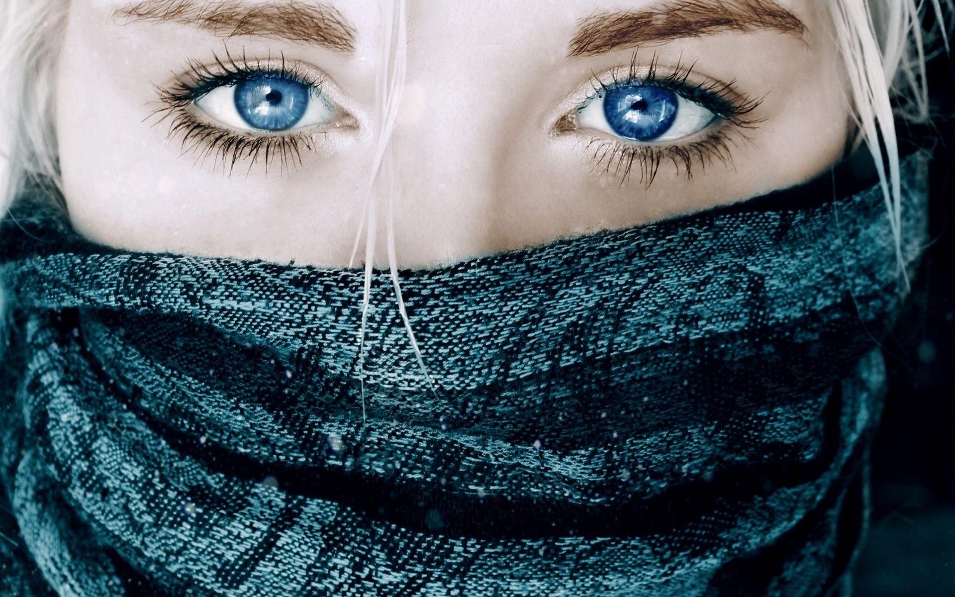 Girl Beauty Monochrome Blue Eyes 4K Wallpaper  Best Wallpapers