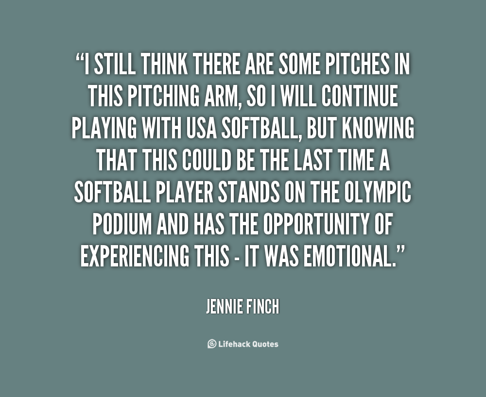 softball pitcher quotes