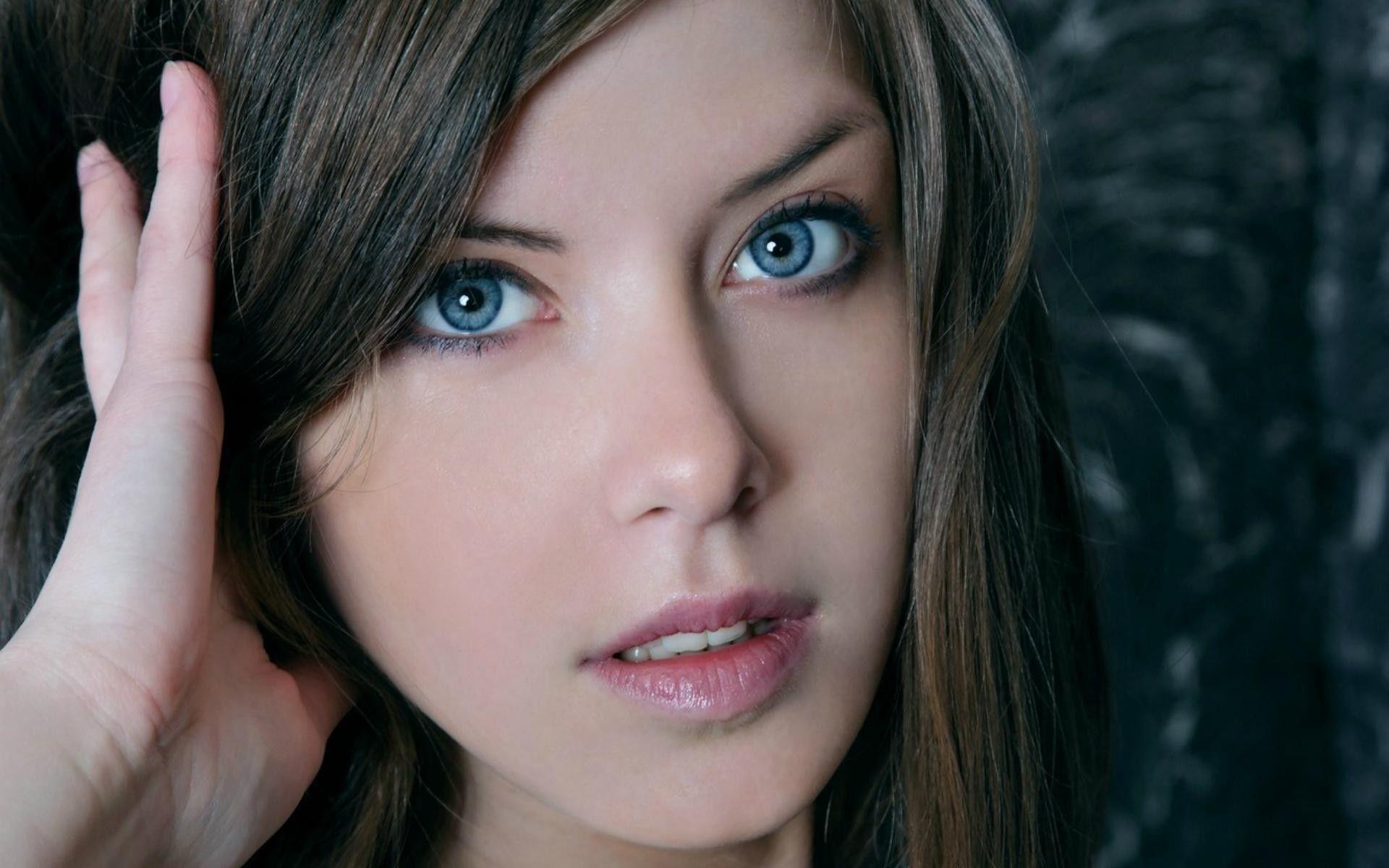 Wallpaper Blue eyes, Eyes, Girl HD, Picture, Image
