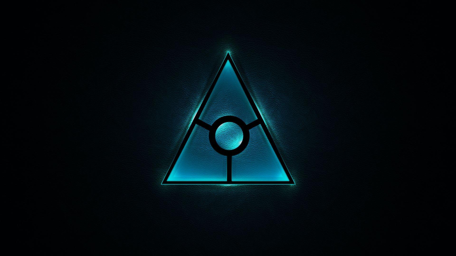 Logo Blue Illuminati Faction The Secret World Logo In Dark