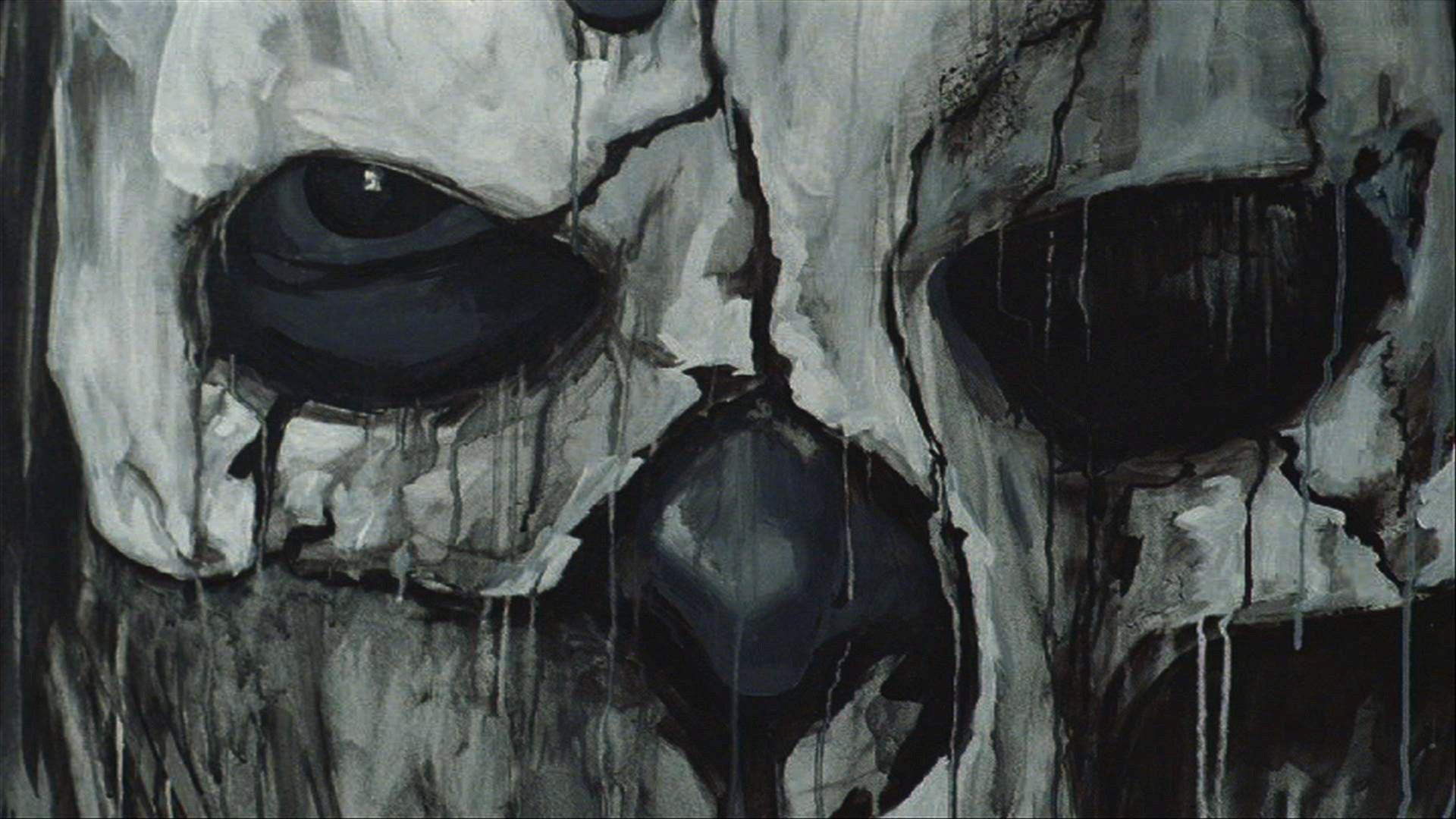 Drawing Skull Creepy HD wallpaper. art and paintings. Wallpaper
