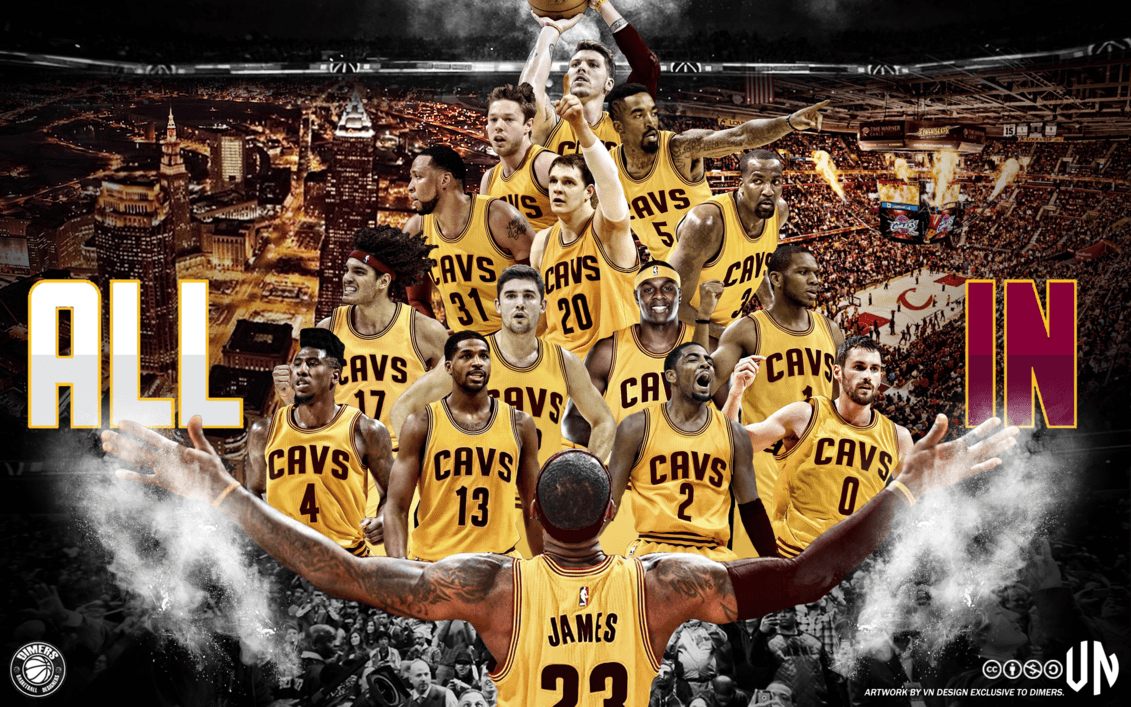 Cleveland Cavaliers ALL IN wallpaper