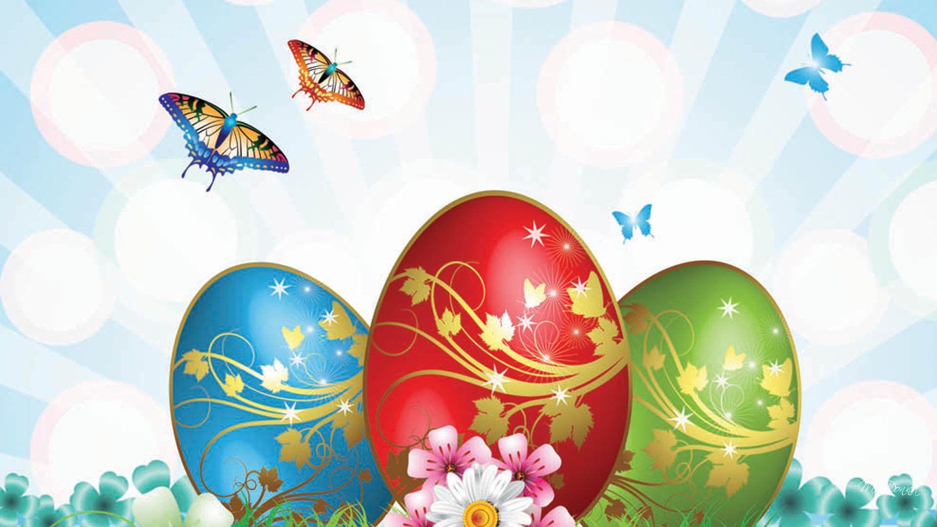 Easter HD Wallpaper 3D