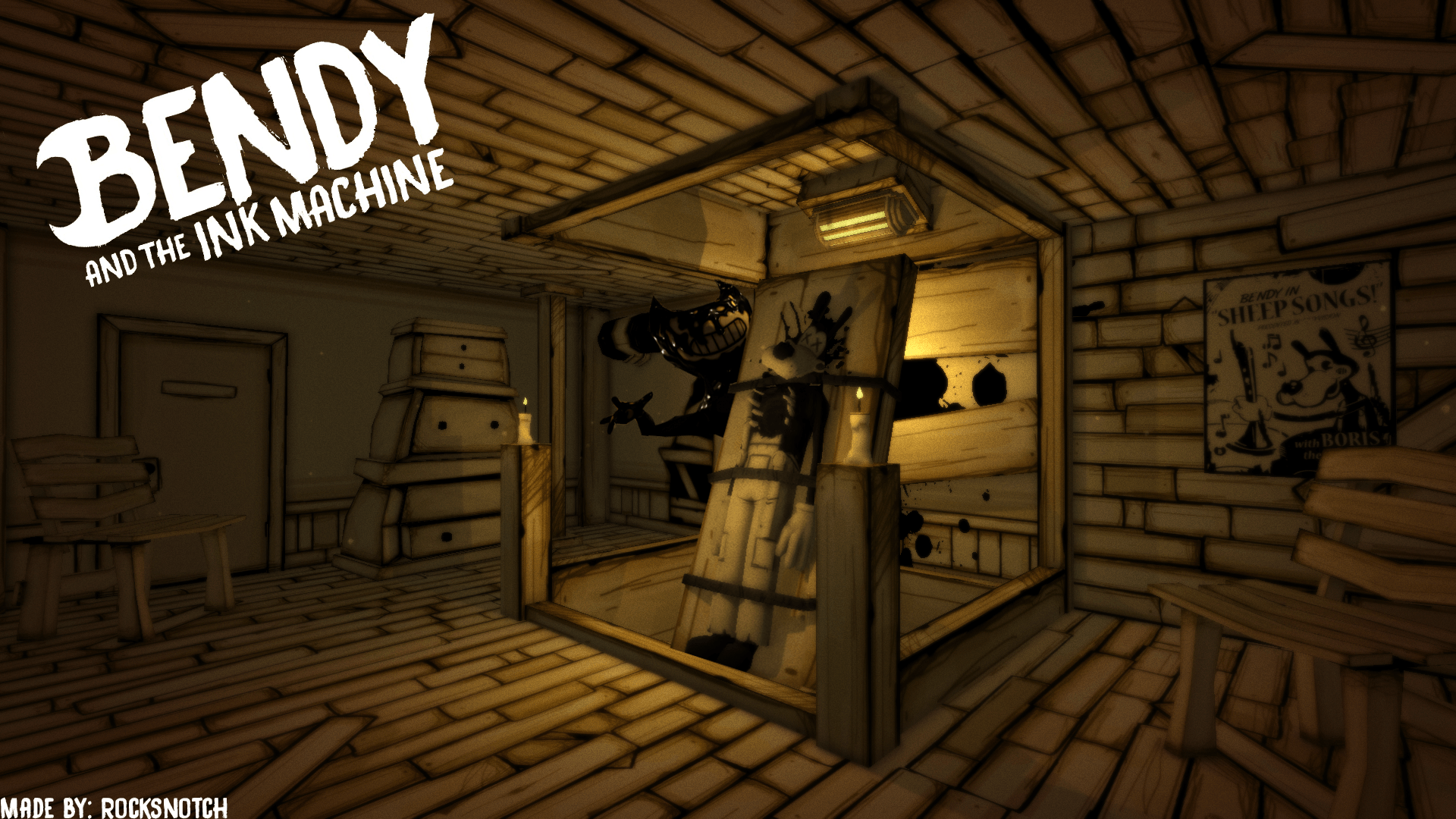 Bendy and the Ink Machine Phone and Desktop background