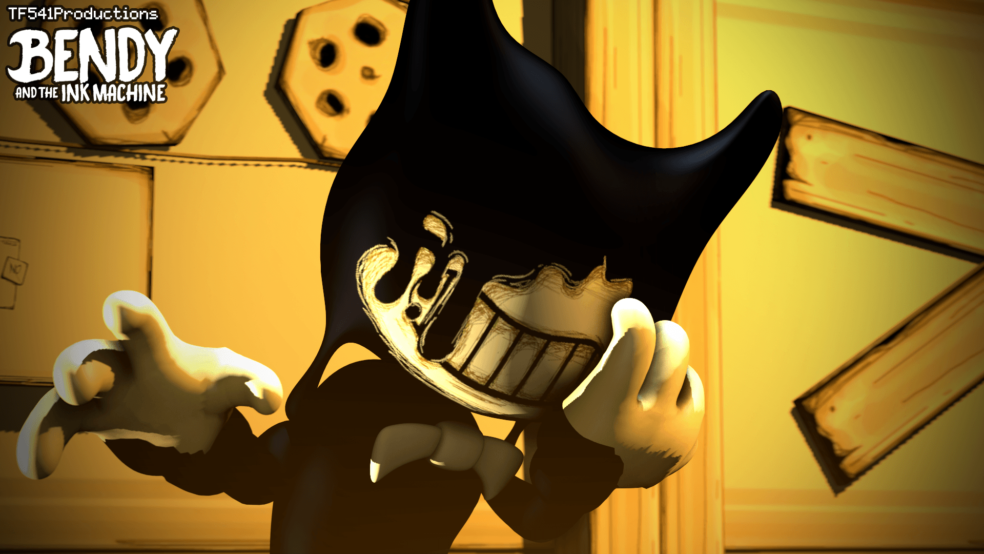 C4D. Wallpaper. Bendy and the Ink Machine