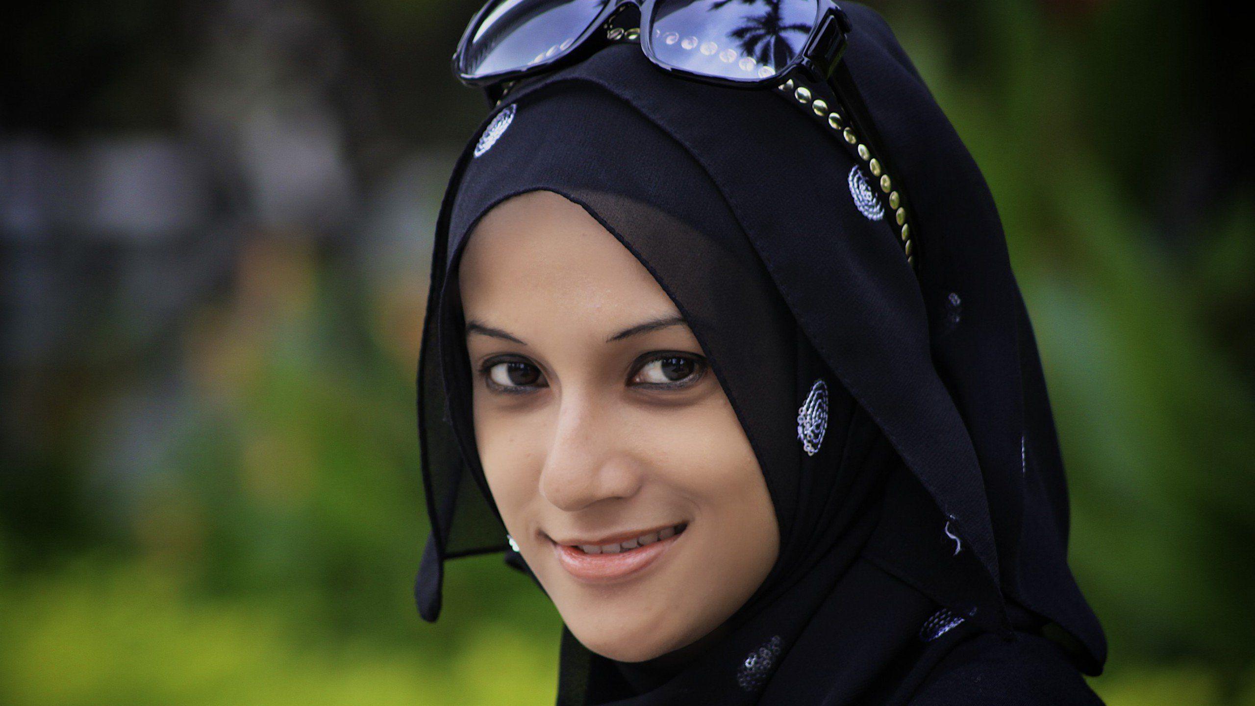 Muslim Women In Hijab.