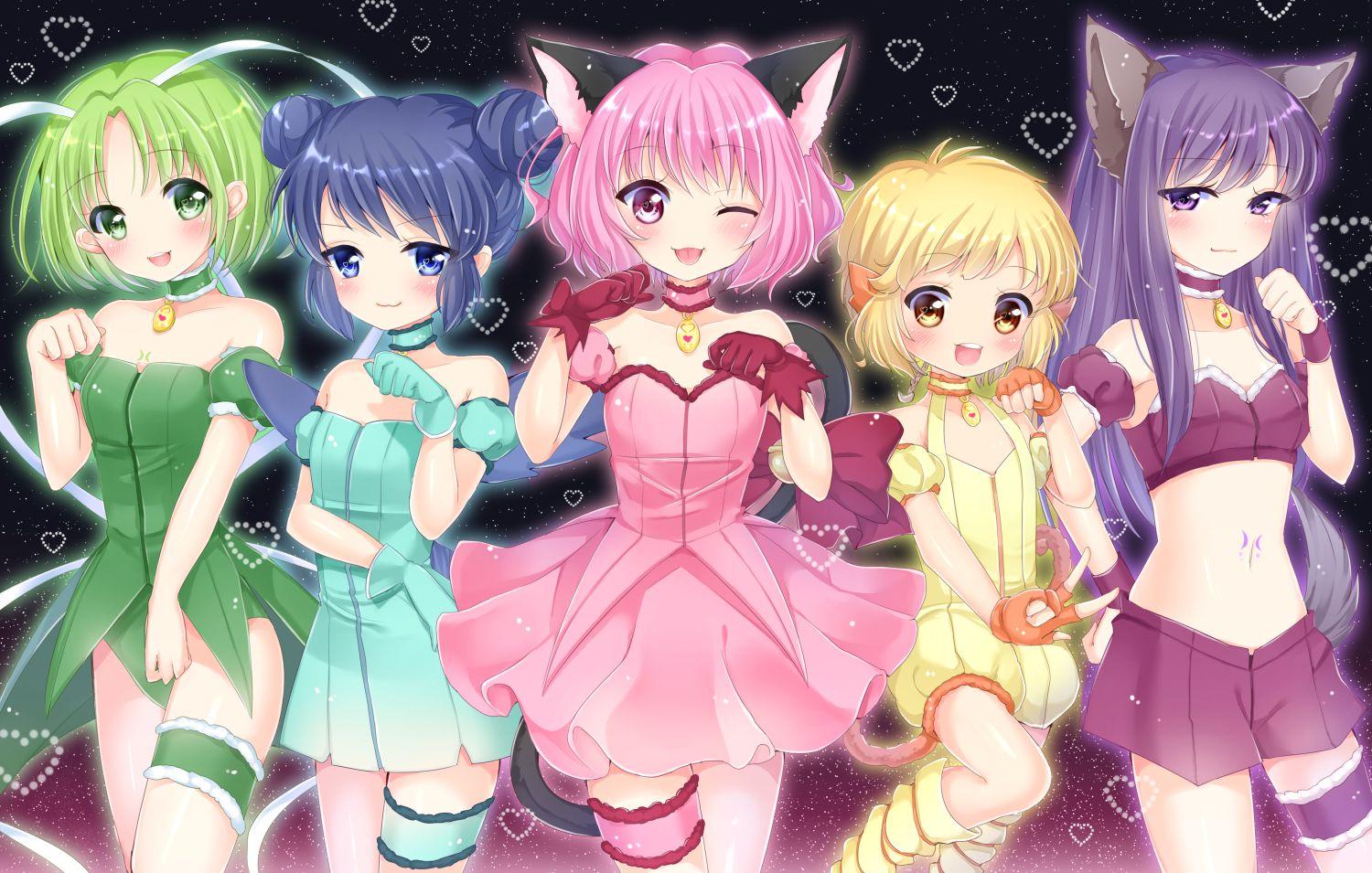 Anime Tokyo Mew Mew New ♡ 4k Ultra HD Wallpaper by 白米。