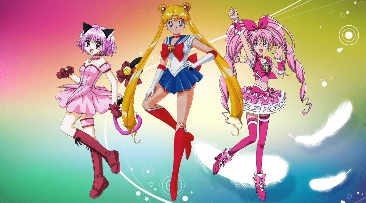 Sailor Moon, Mew Ichigo and Cure Melody Wallpaper