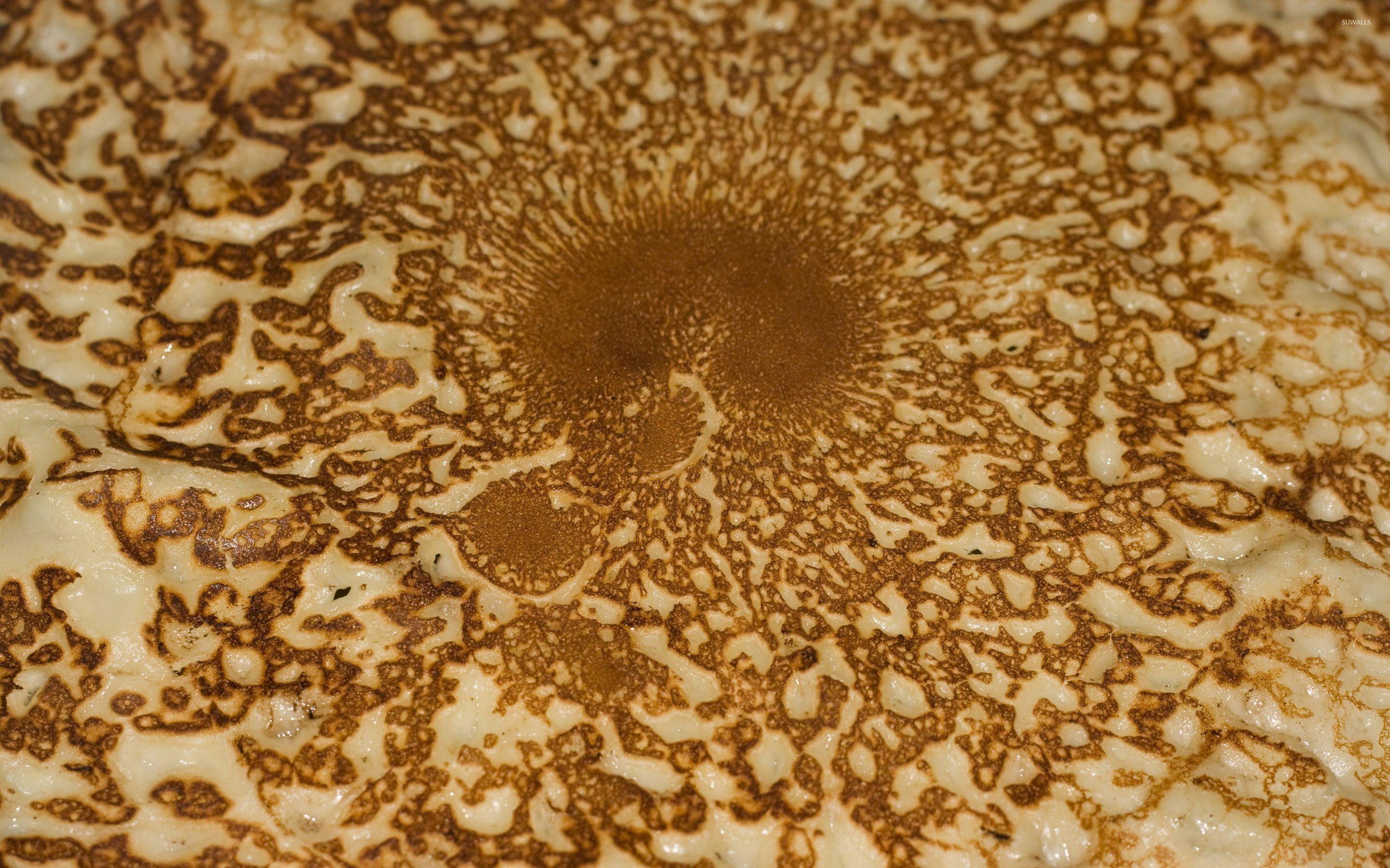 Pancake Close Up Wallpaper Wallpaper