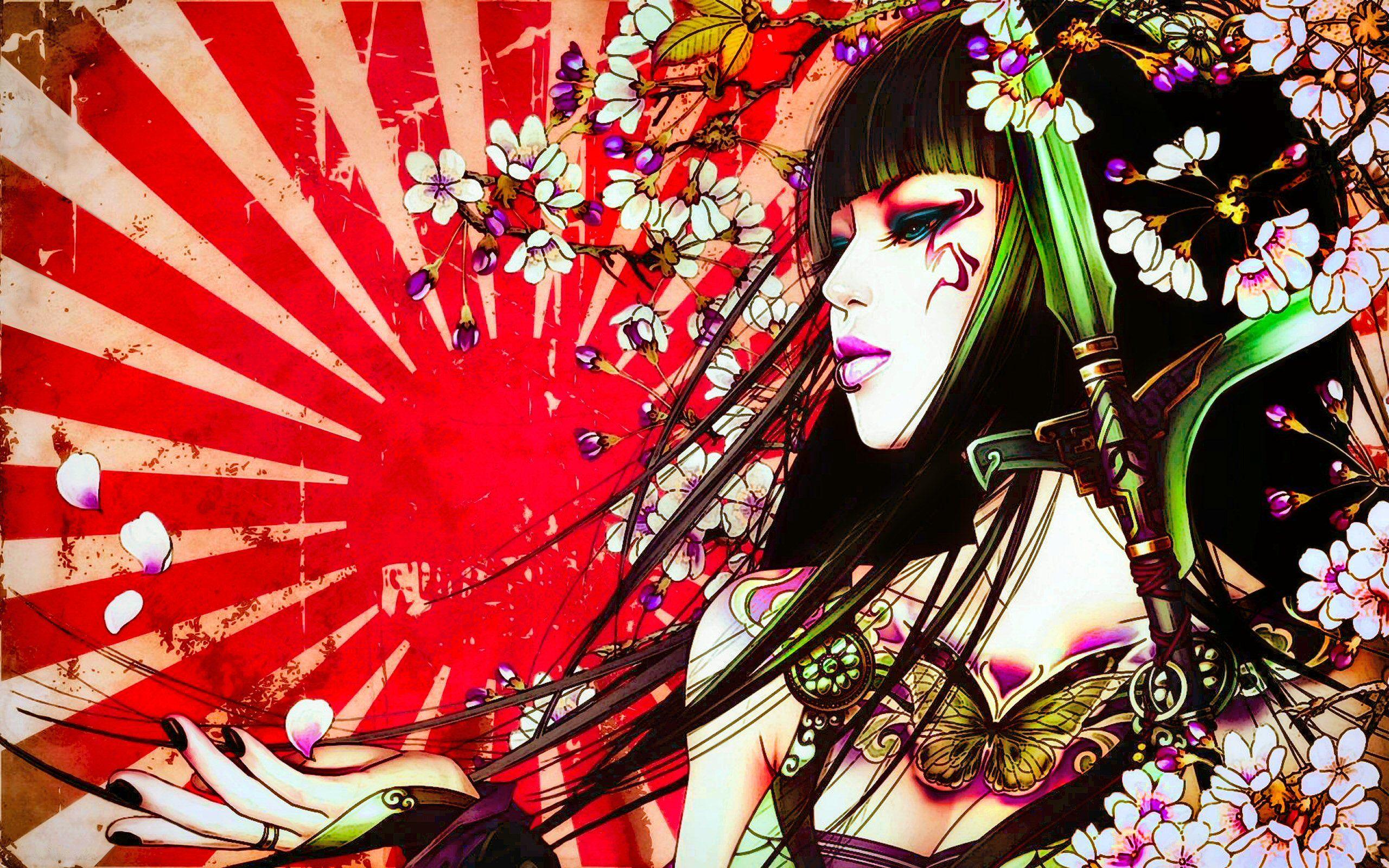 Geisha HD Wallpaper and Background Image