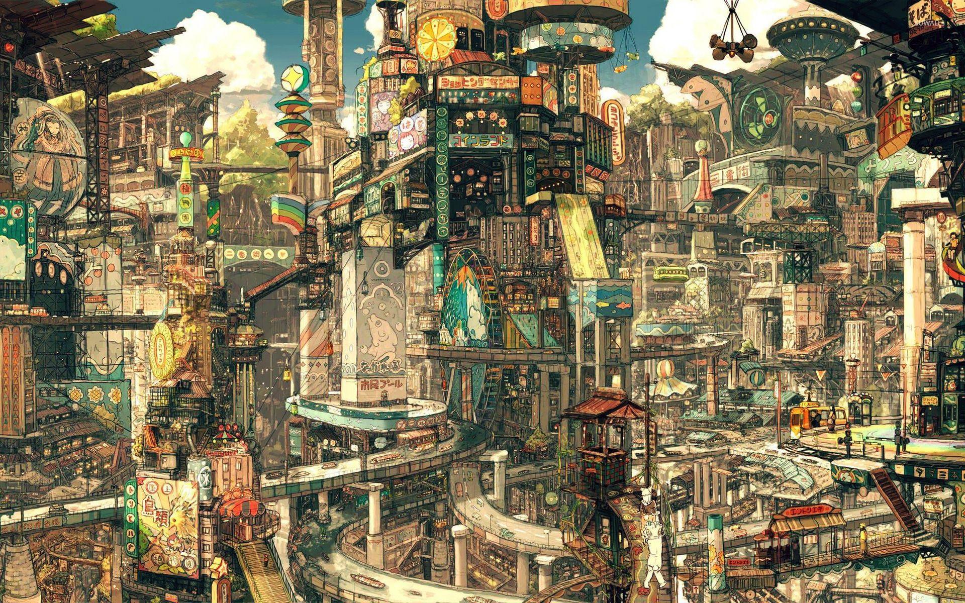 Asian Cityscape wallpaper wallpaper