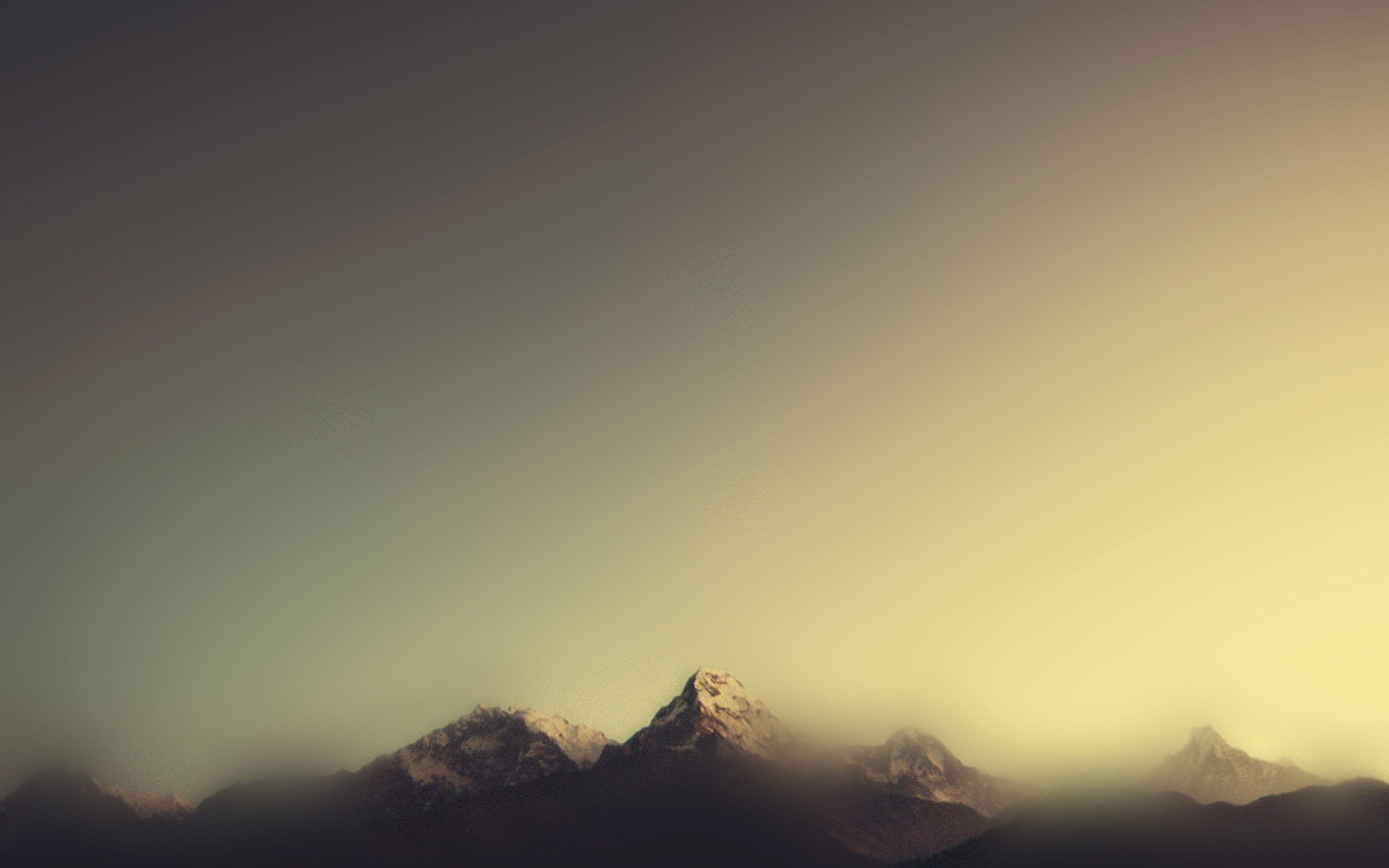 Mountain Blur Minimal Nature
