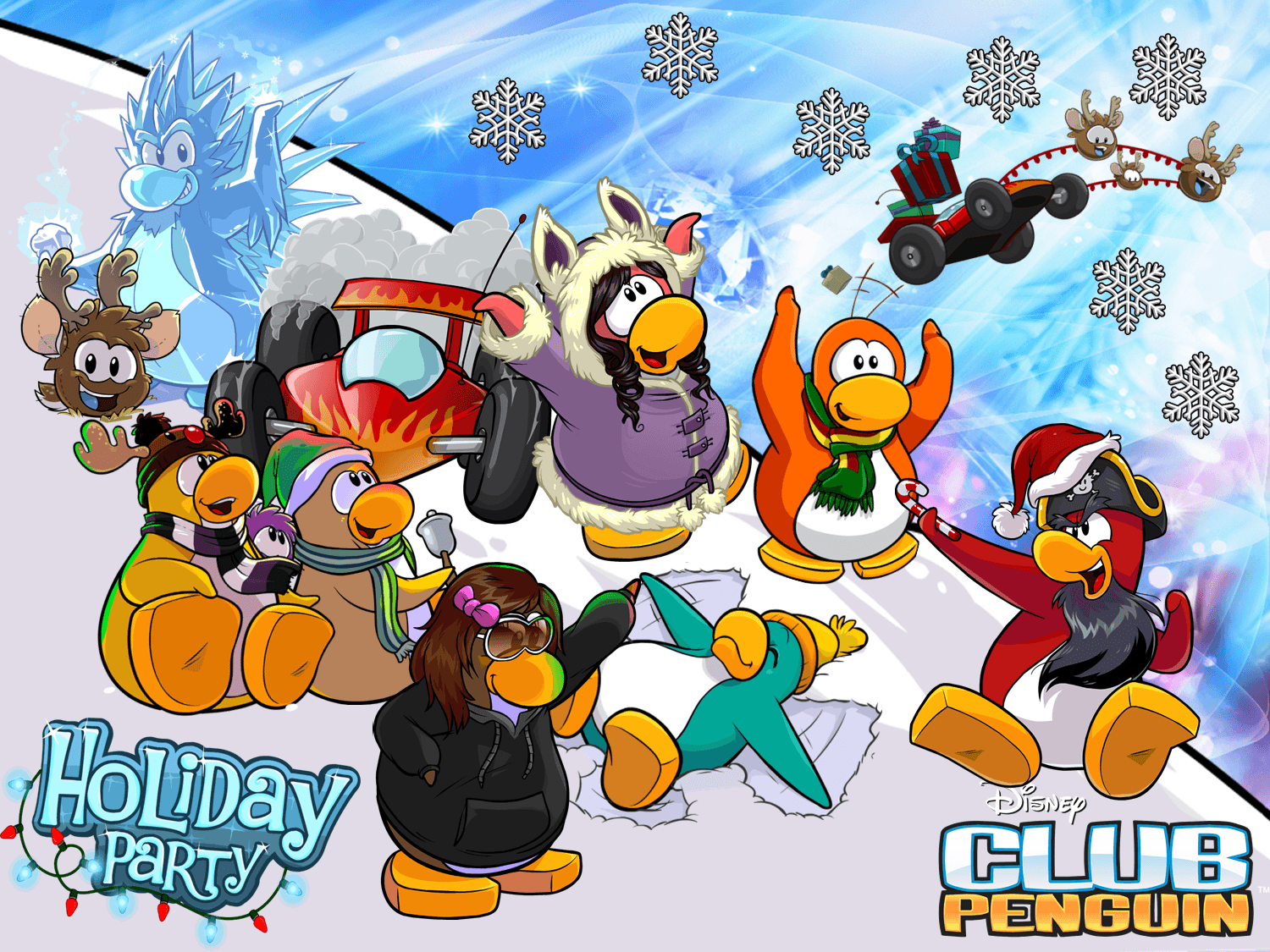 User Blog:Khantar07 Club Penguin 2012 Party Wallpaper. Club