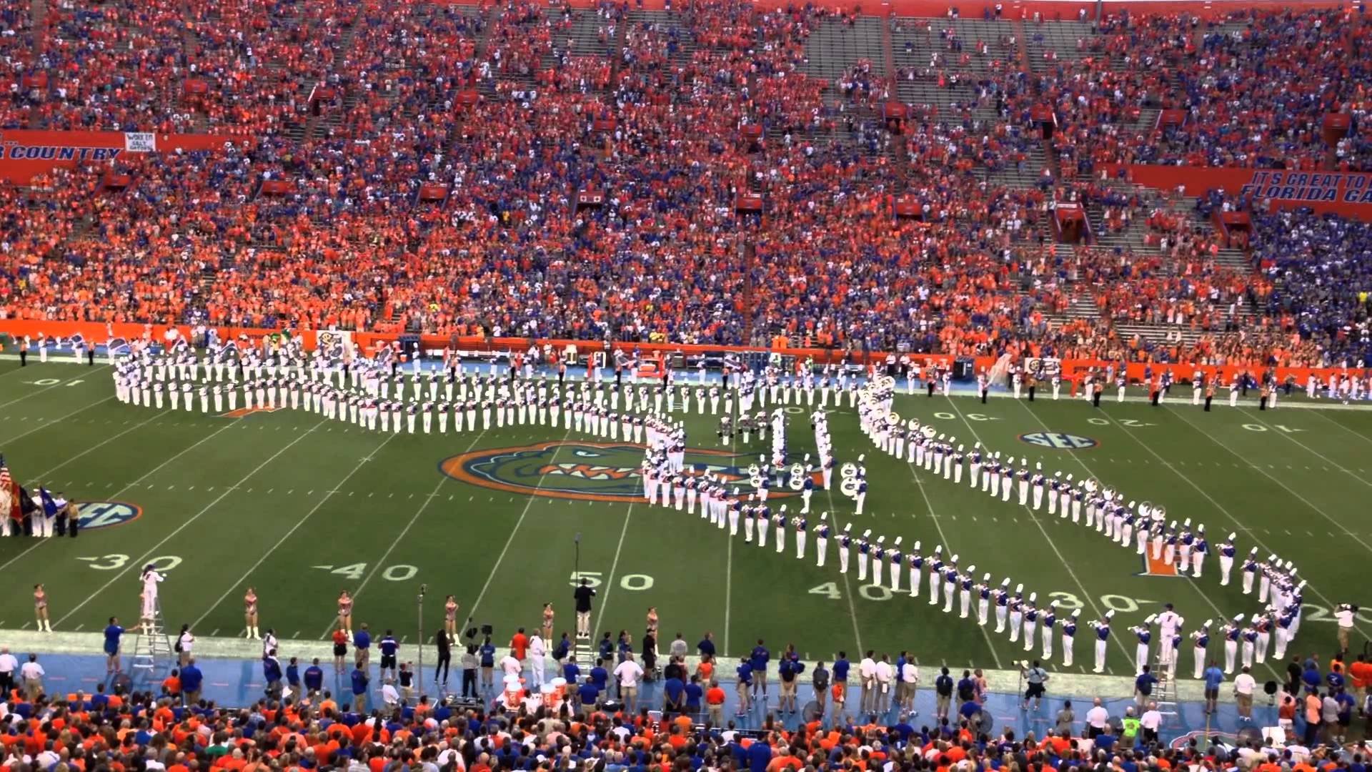 University Of Florida Marching Band 9 13 14 Game Part 2