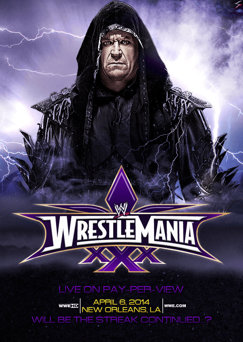 WWE WrestleMania XXX (30) Poster Edition