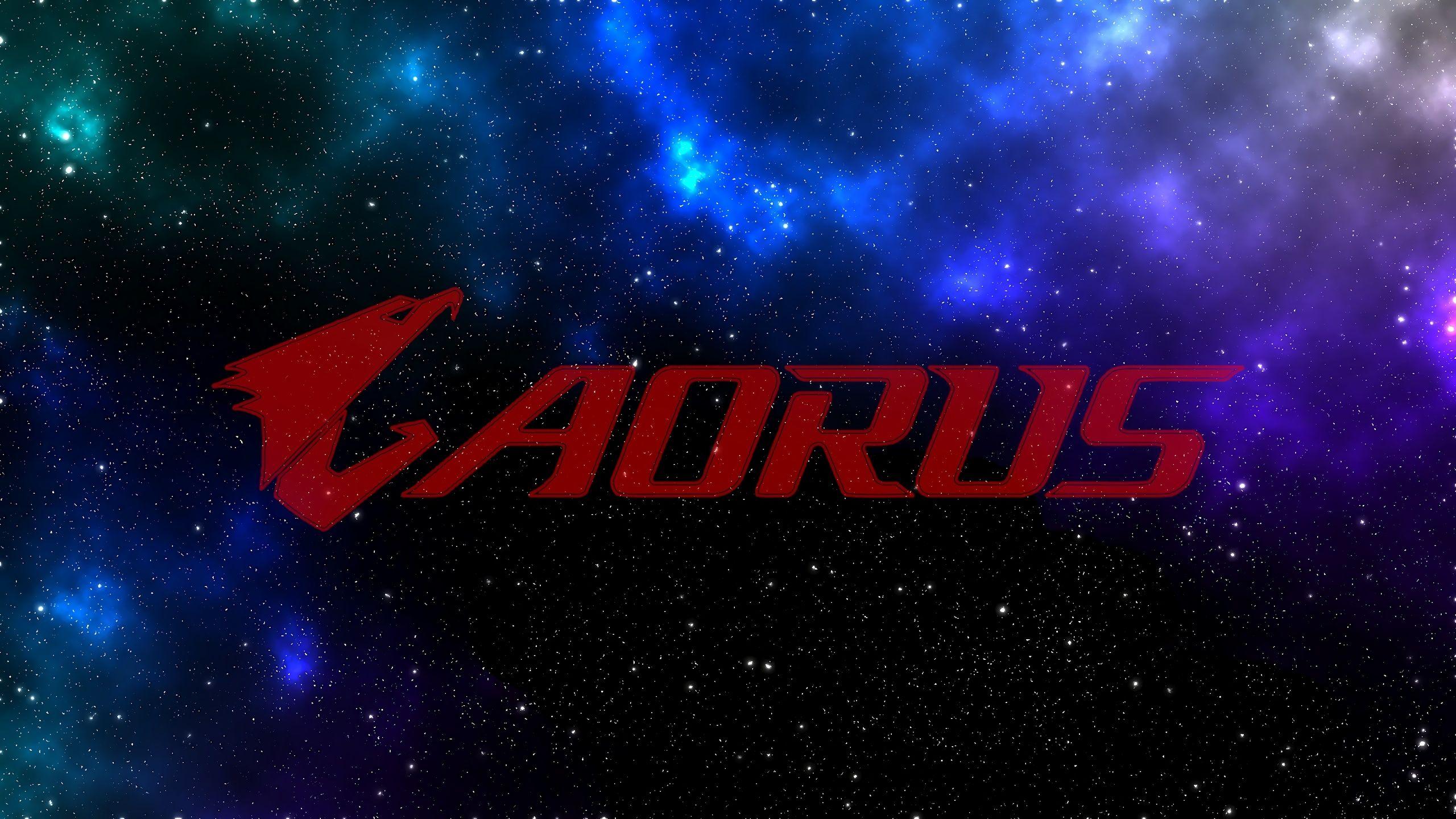 2560x1440 Brand And Logo, Logo Image, 4k Aorus Logo Galaxy