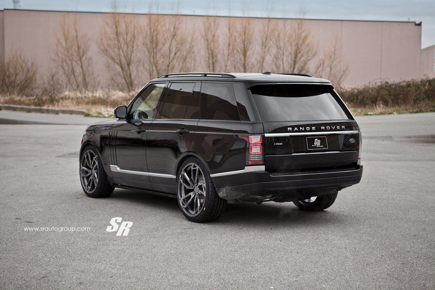 Range Rover vogue black pur wheels tuning cars wallpaper
