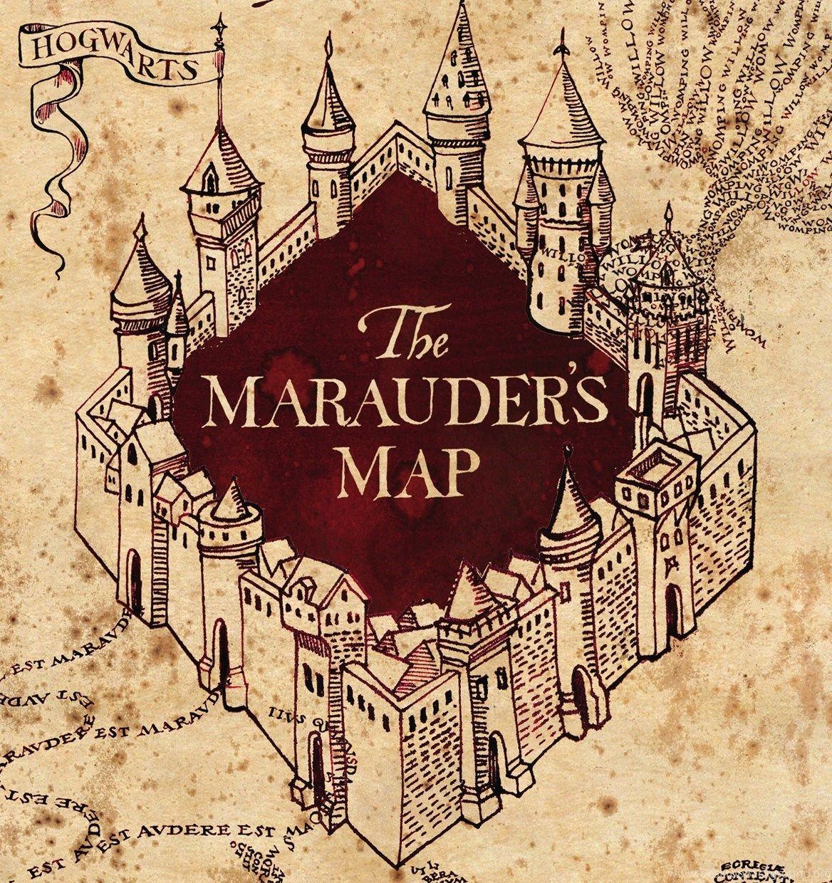 Download Harry Potter Marauders Map Wallpaper | Wallpapers.com