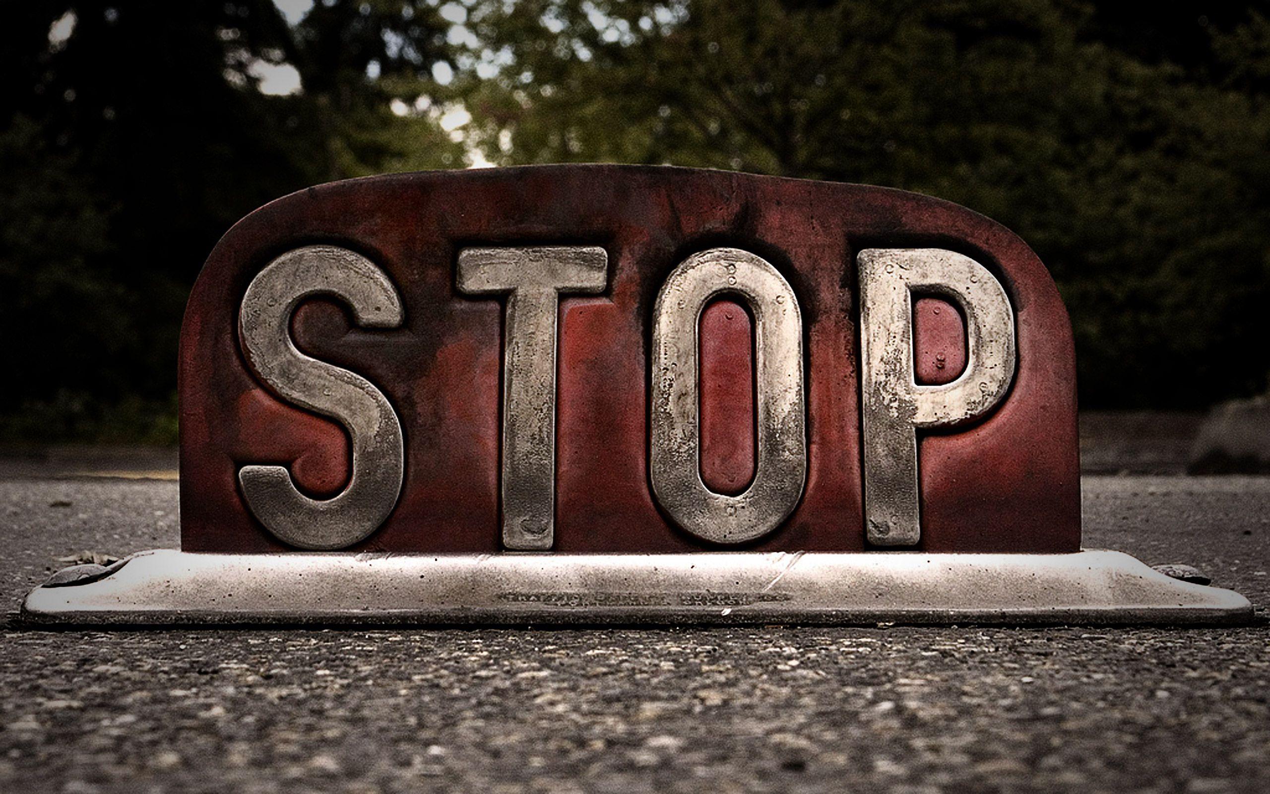 Stop. Free Desktop Wallpaper for Widescreen, HD and Mobile