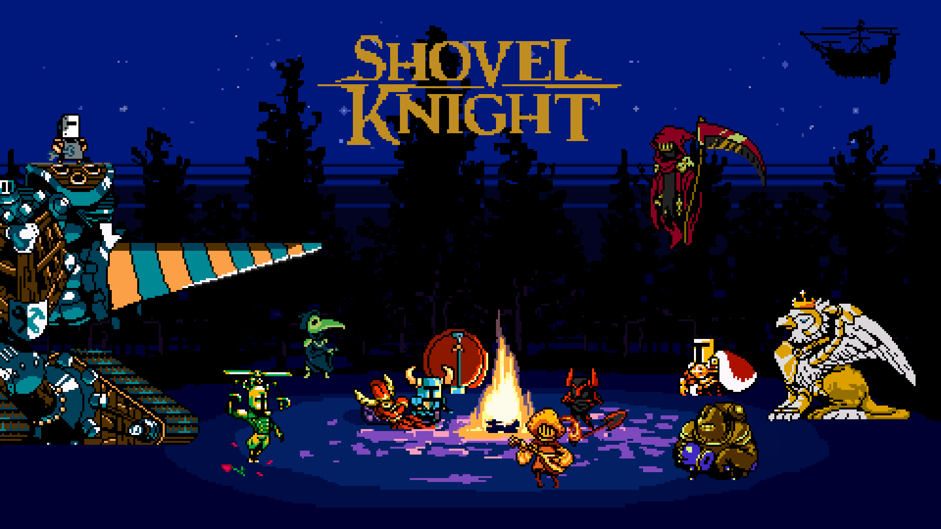 Made a Shovel Knight wallpaper. pls don't sue