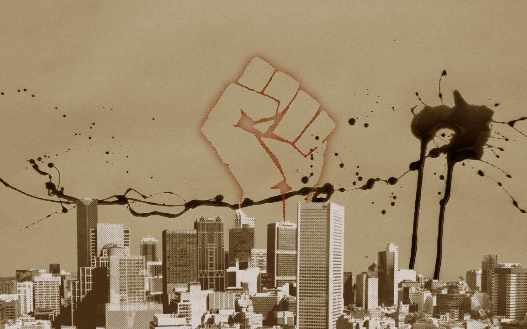 Raised Fist HD Wallpaper and Background Image