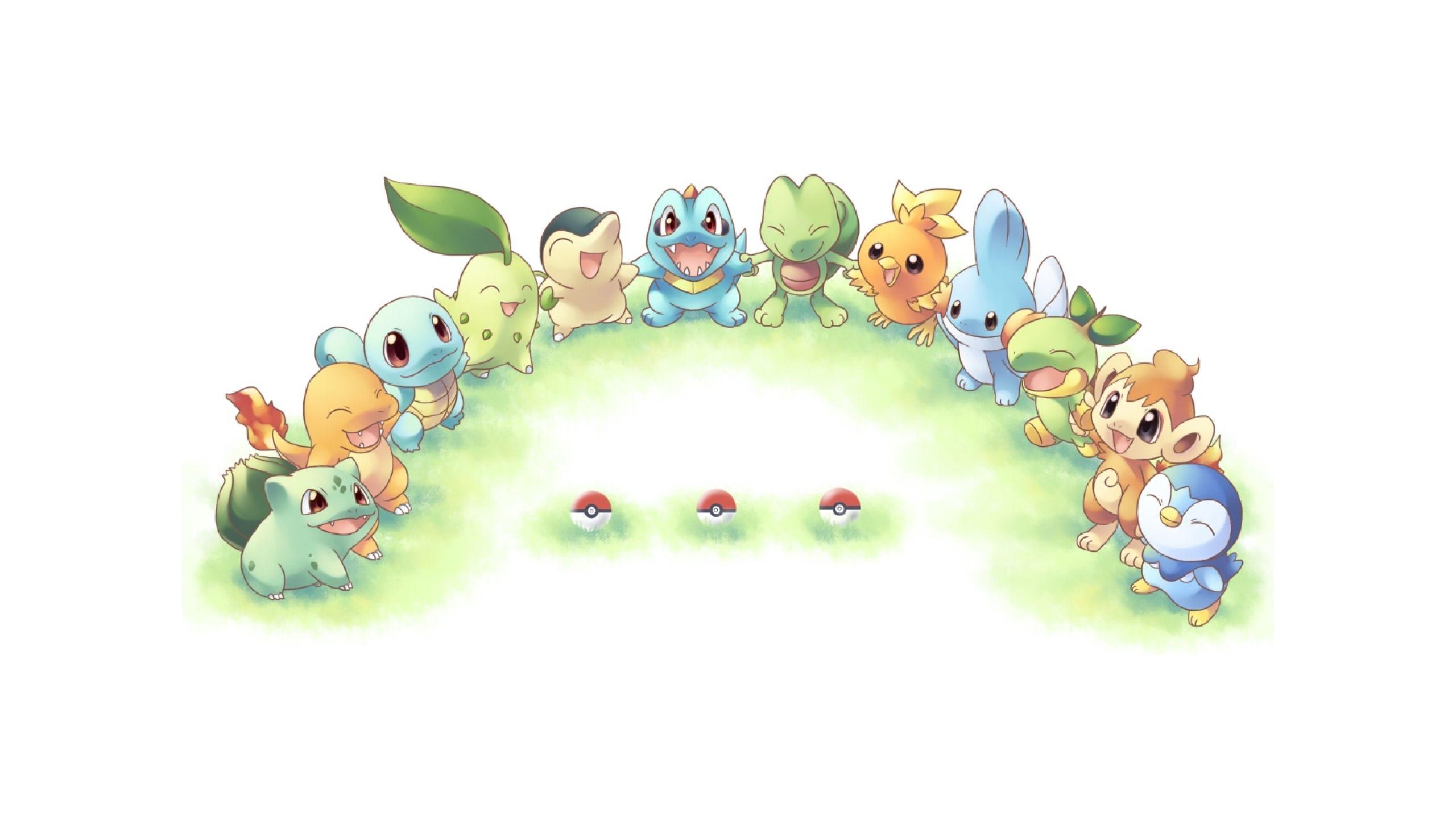 Pokemon Starters wallpaper. pokemon. Pokemon