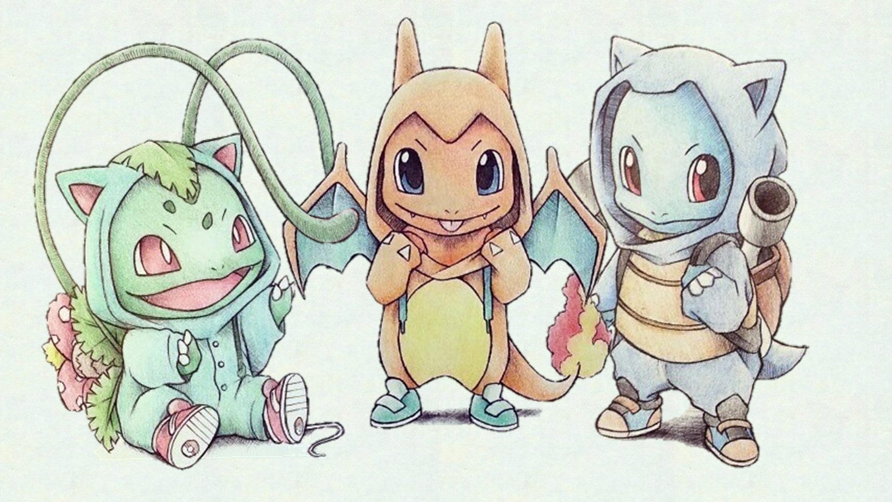 Cute Starter Pokemon Evolutions
