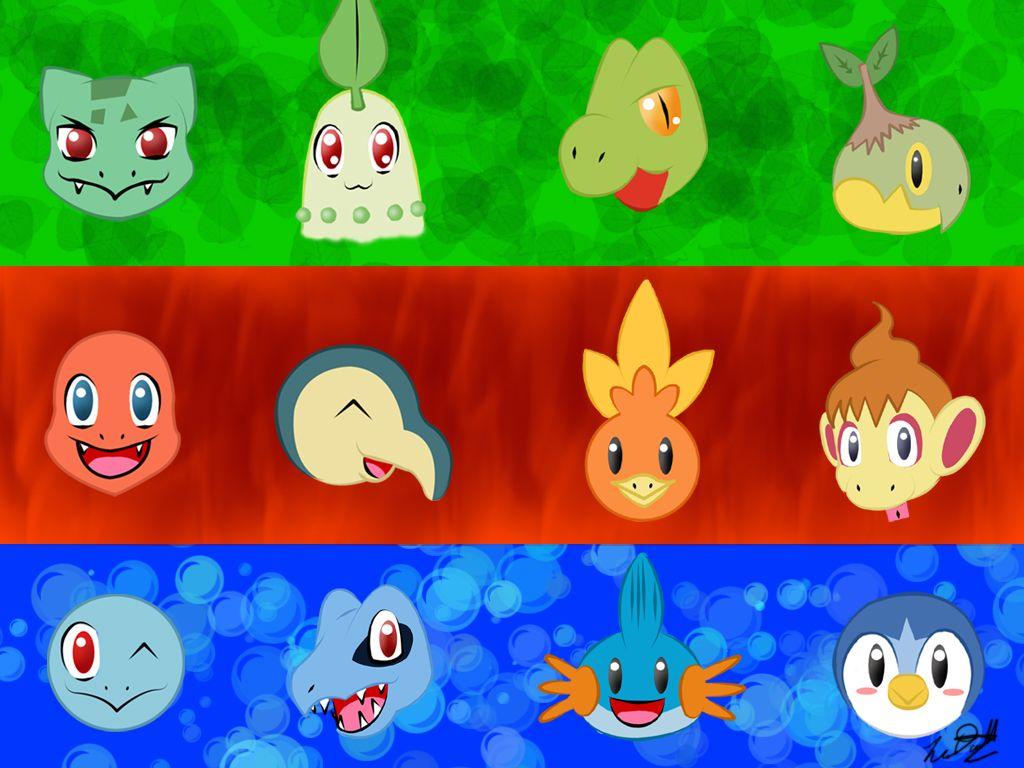 Starter Pokemon Wallpaper