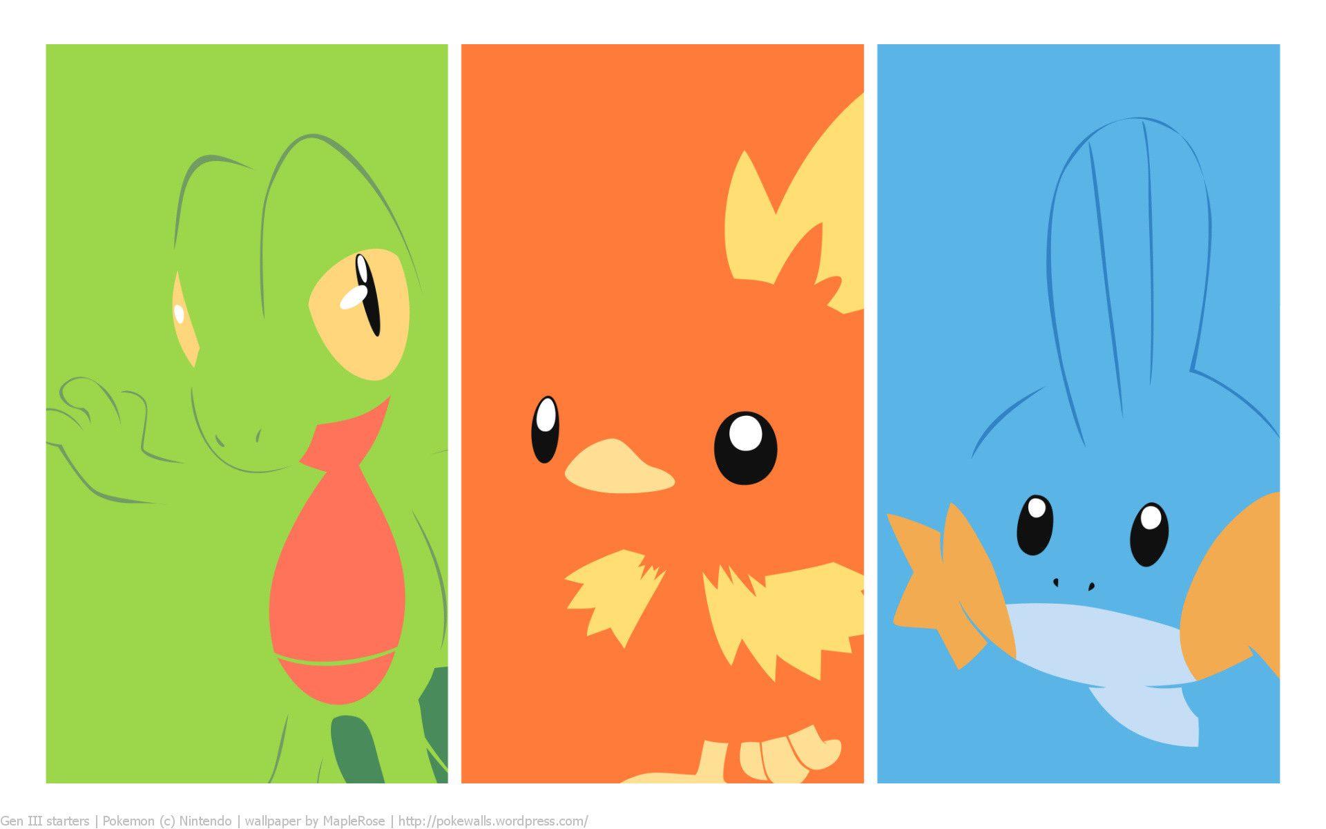 Starter Pokemon Wallpaper