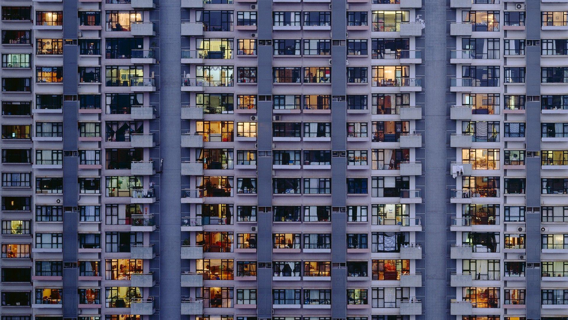 Hong Kong, apartments wallpaper
