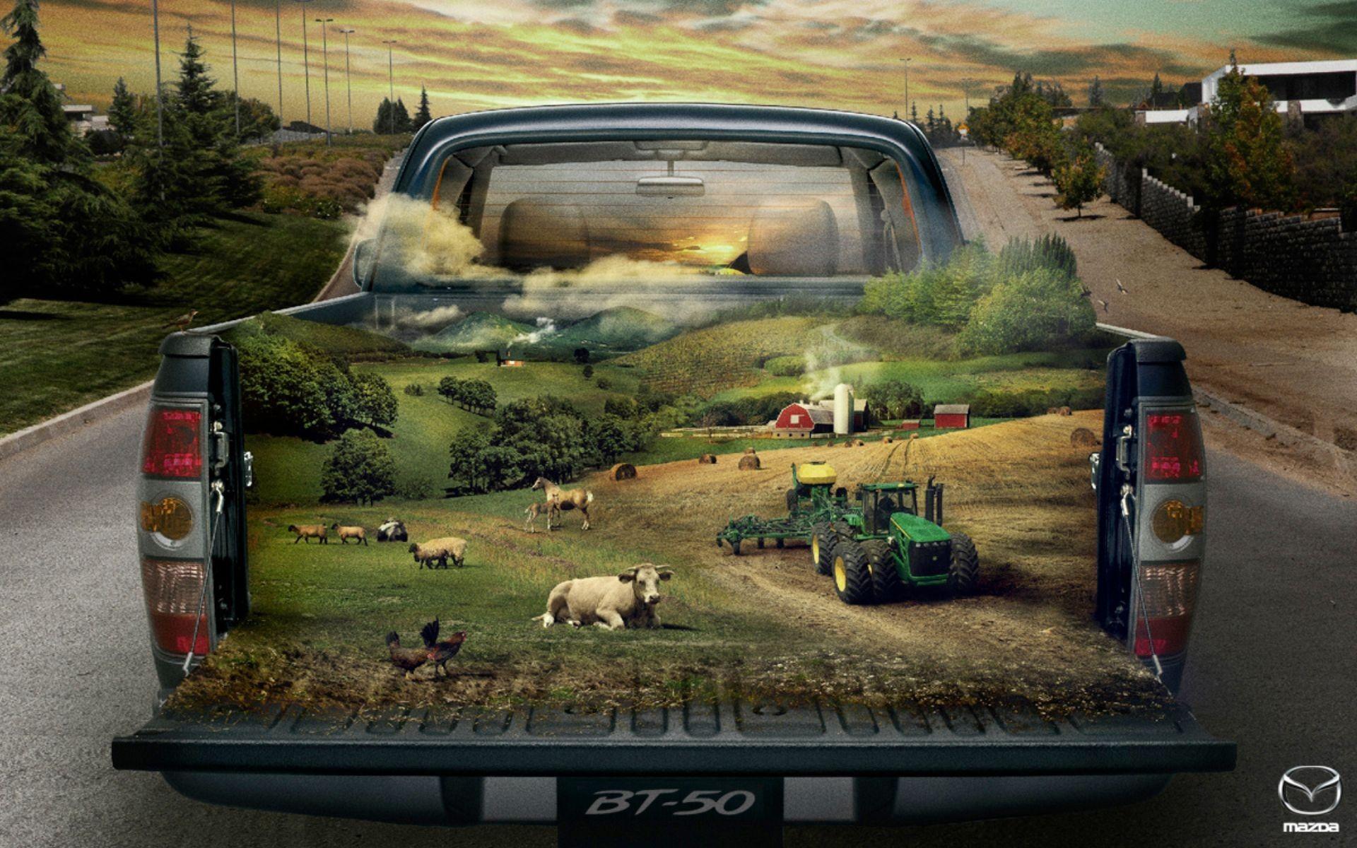 Download the Mazda BT 50 Farm Wallpaper, Mazda BT 50 Farm iPhone