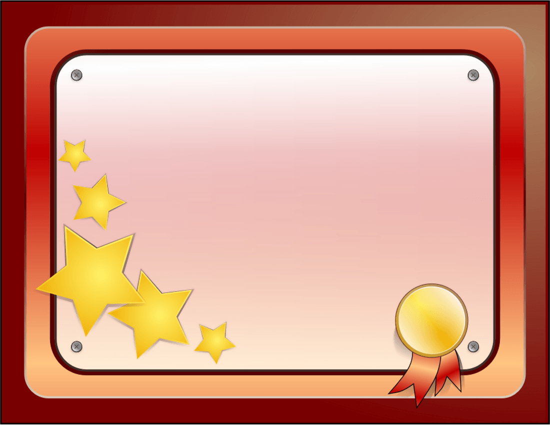 Free School Ppt Certificate Background For PowerPoint