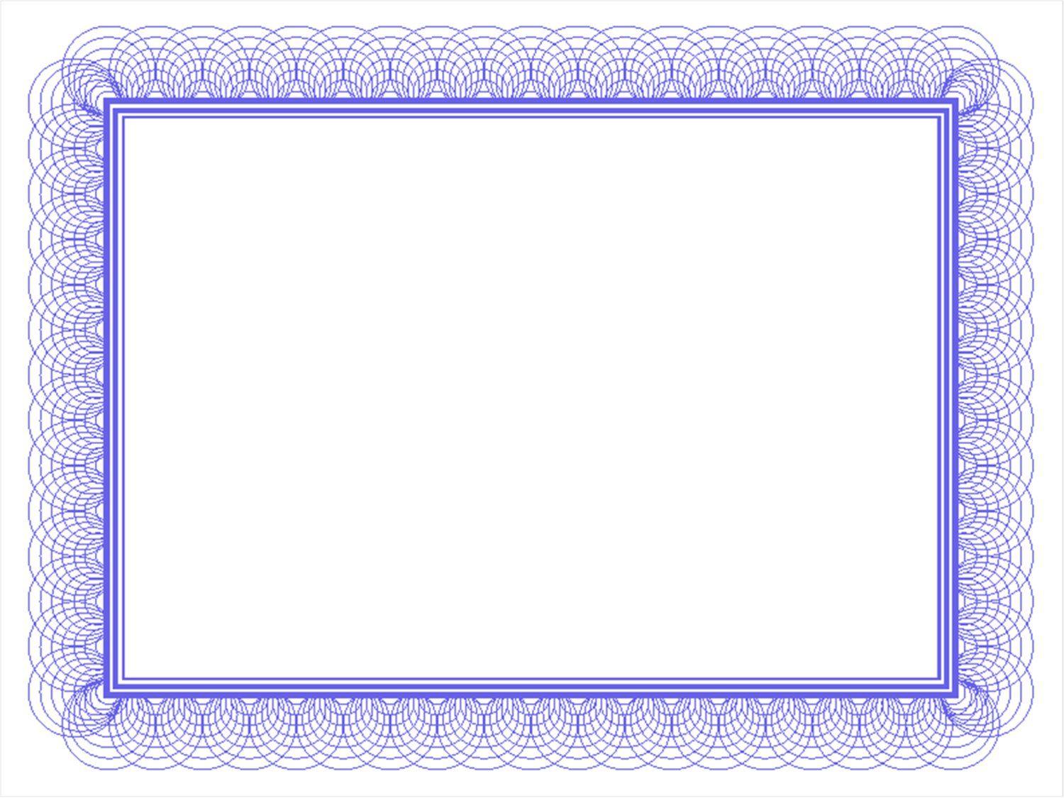 Certificate PPT Background