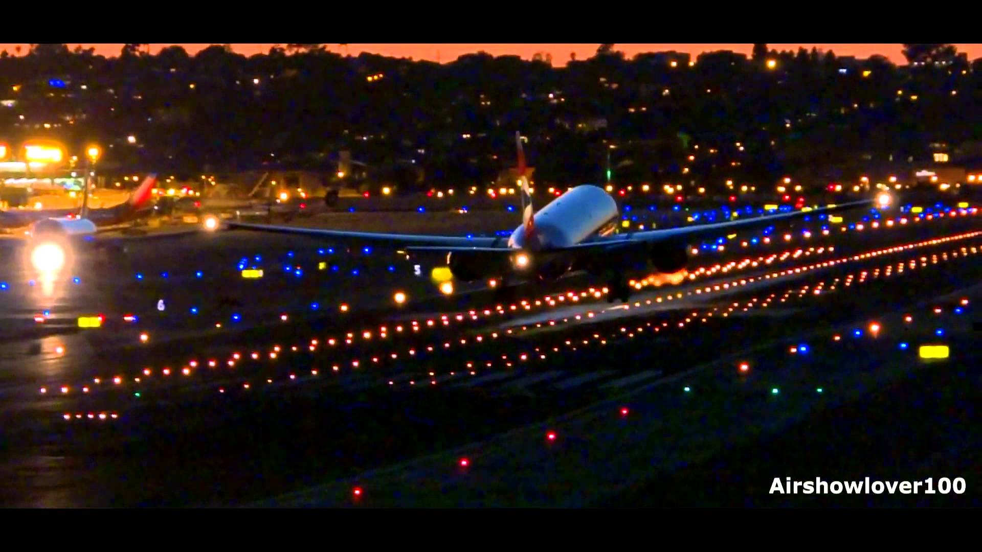 RARE* British Airways Boeing 777 300ER Dusk Landing San Diego