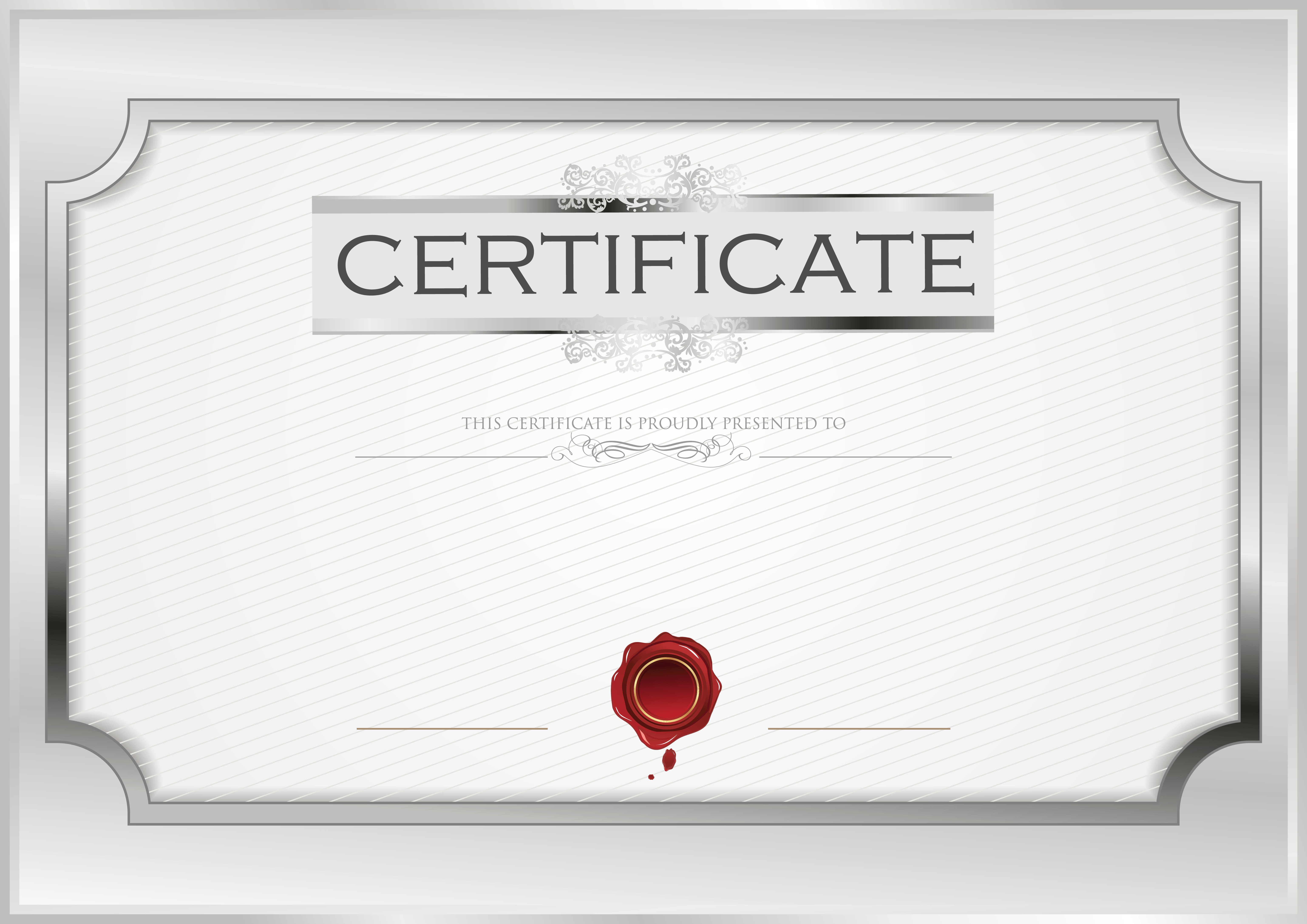 Certificate Blank Image