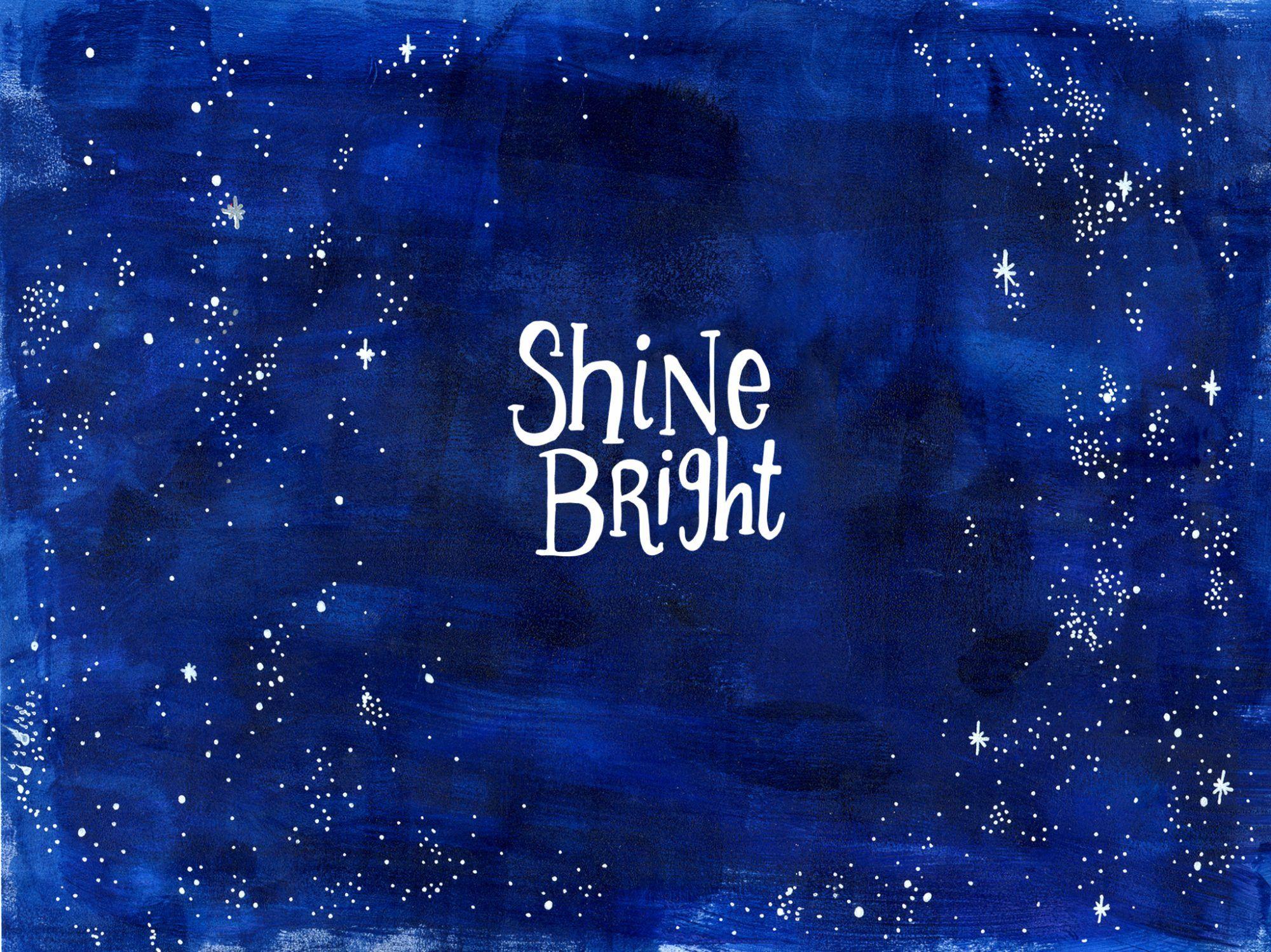 Shine Bright Free Tech Wallpaper. Dawn Nicole Designs®