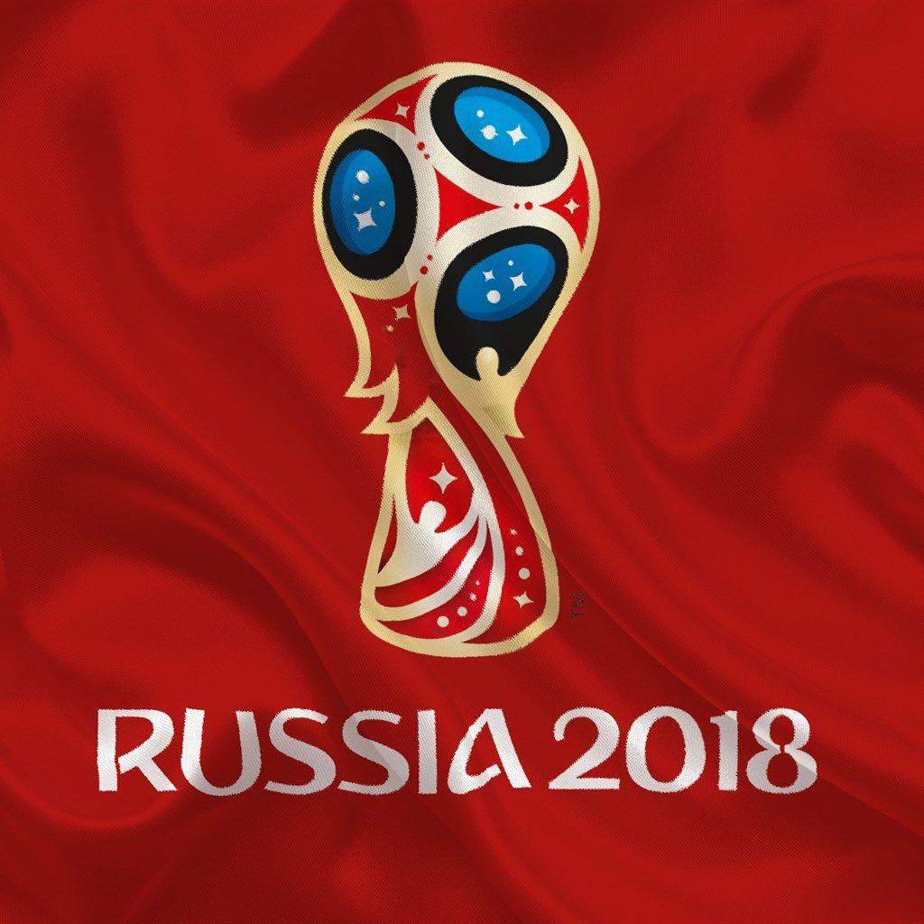 Download wallpaper Russia 2018, logo, football, world