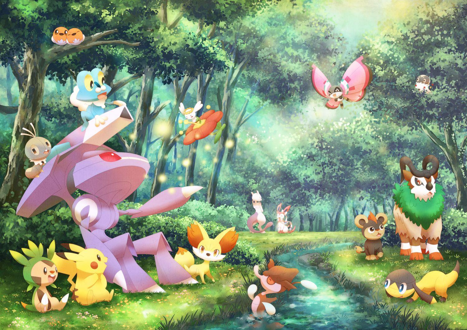 Pokémon Anime Forest Backgrounds Wallpaper Cave