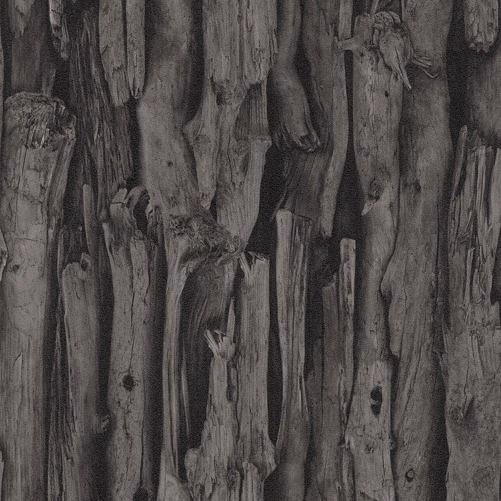 Rasch Tree Bark Pattern Realistic Faux Effect Photographic Mural