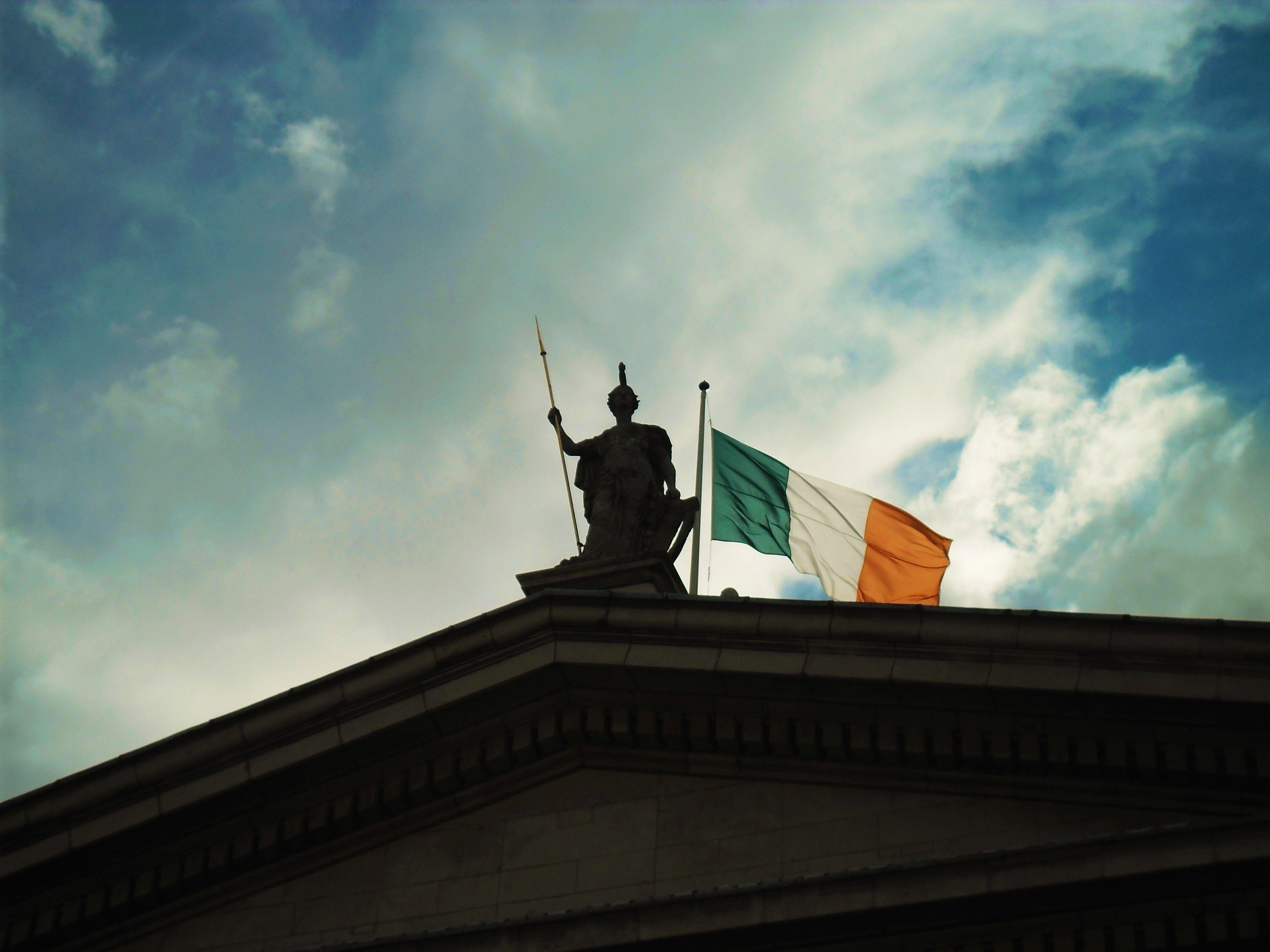 Ireland flags irish statues wallpaper. PC