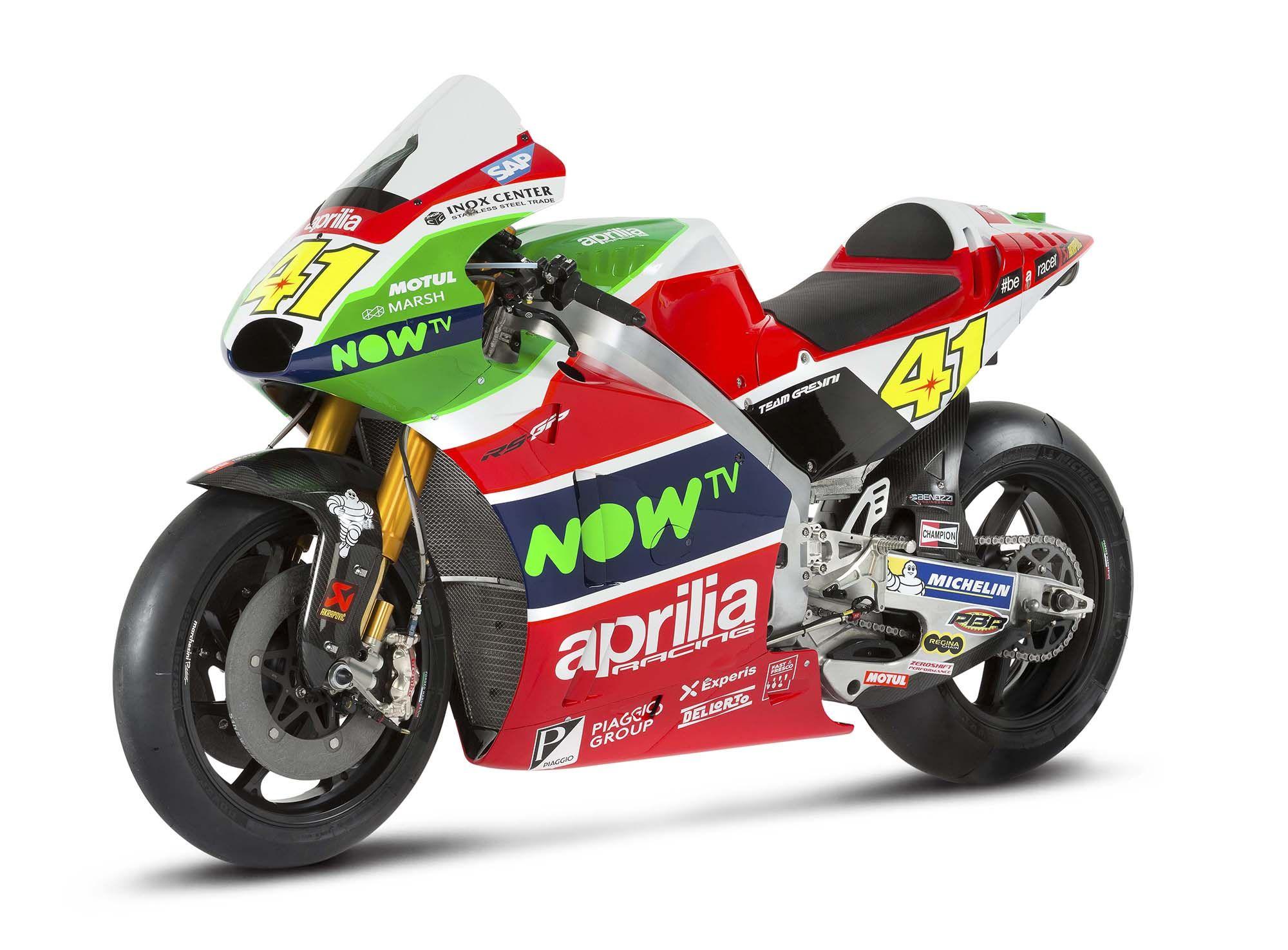 MotoGP: Aprilia Unveals The RS GP Bike Livery For 2017 Season