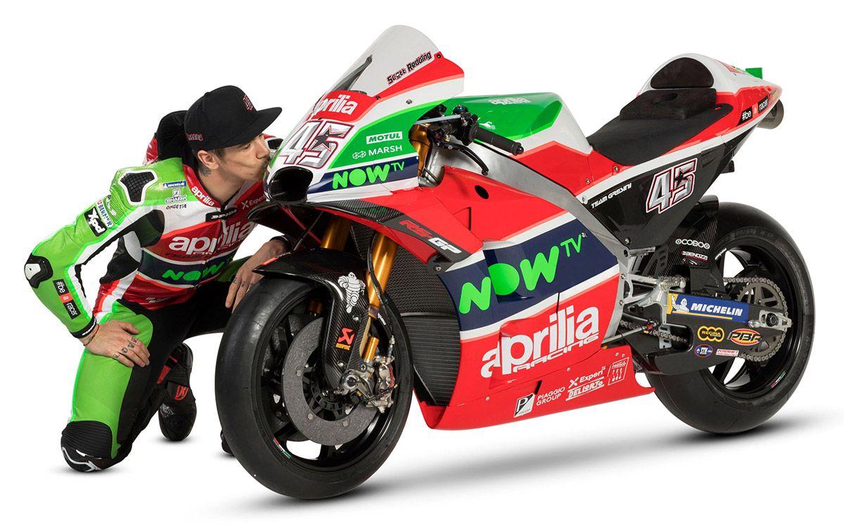 Scott interviewed at the Aprilia 2018 campaign launch