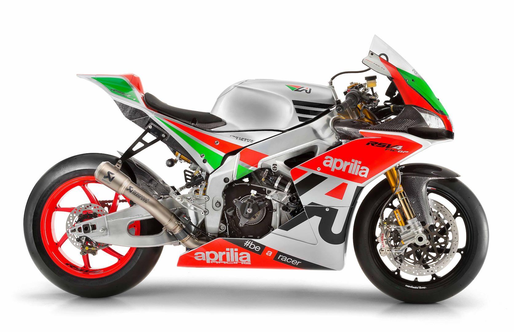 Aprilia RSV4 FW GP. HP Factory Works MotoGP Derived Bike
