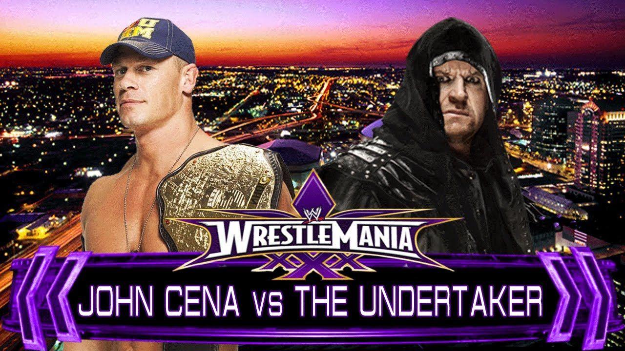 WWE Wrestlemania 30 John Cena vs The Undertaker Full Match HD