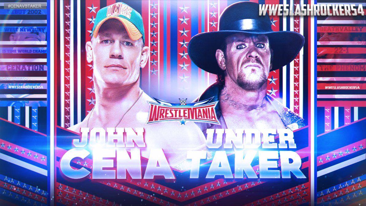 WWE Wrestlemania 32 Cena vs The Undertaker