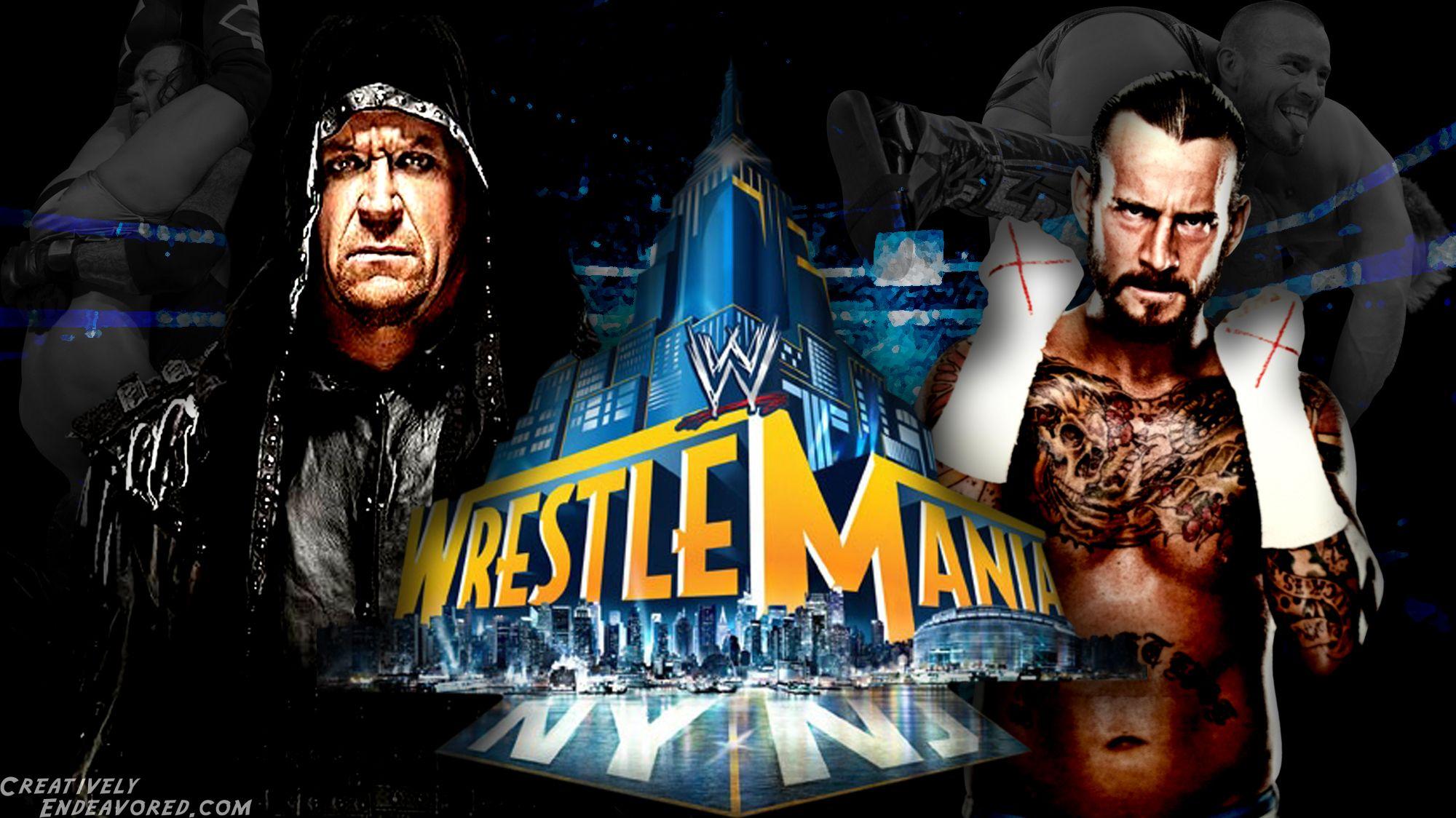 WrestleMania Wallpaper Wednesday: The Undertaker vs CM Punk