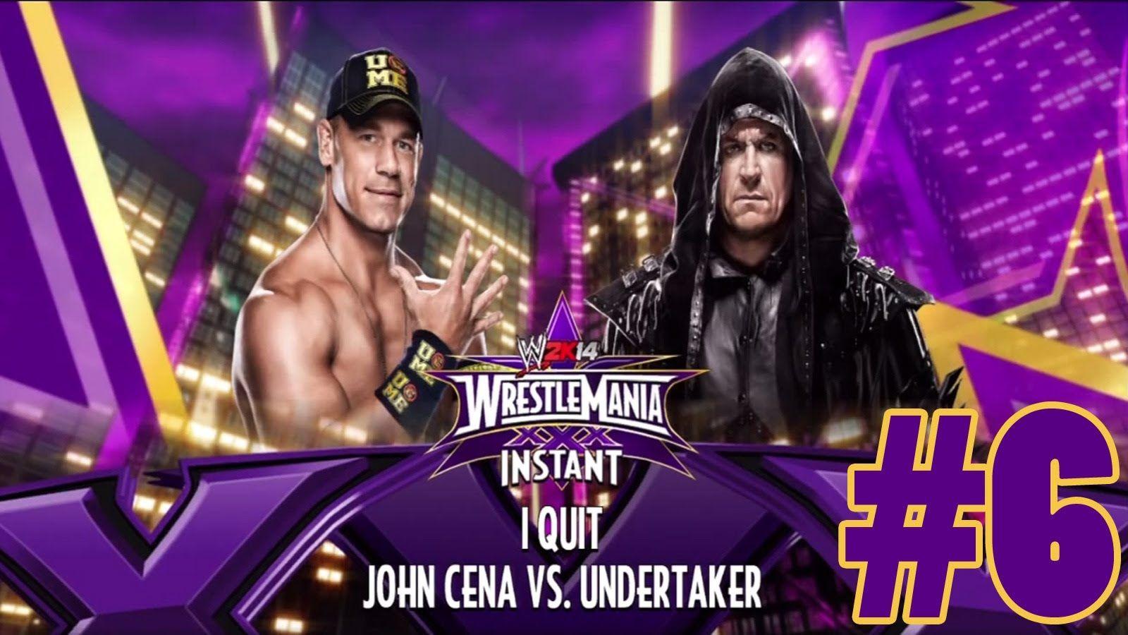 WWE 2K14 FR Cena vs Undertaker Quit