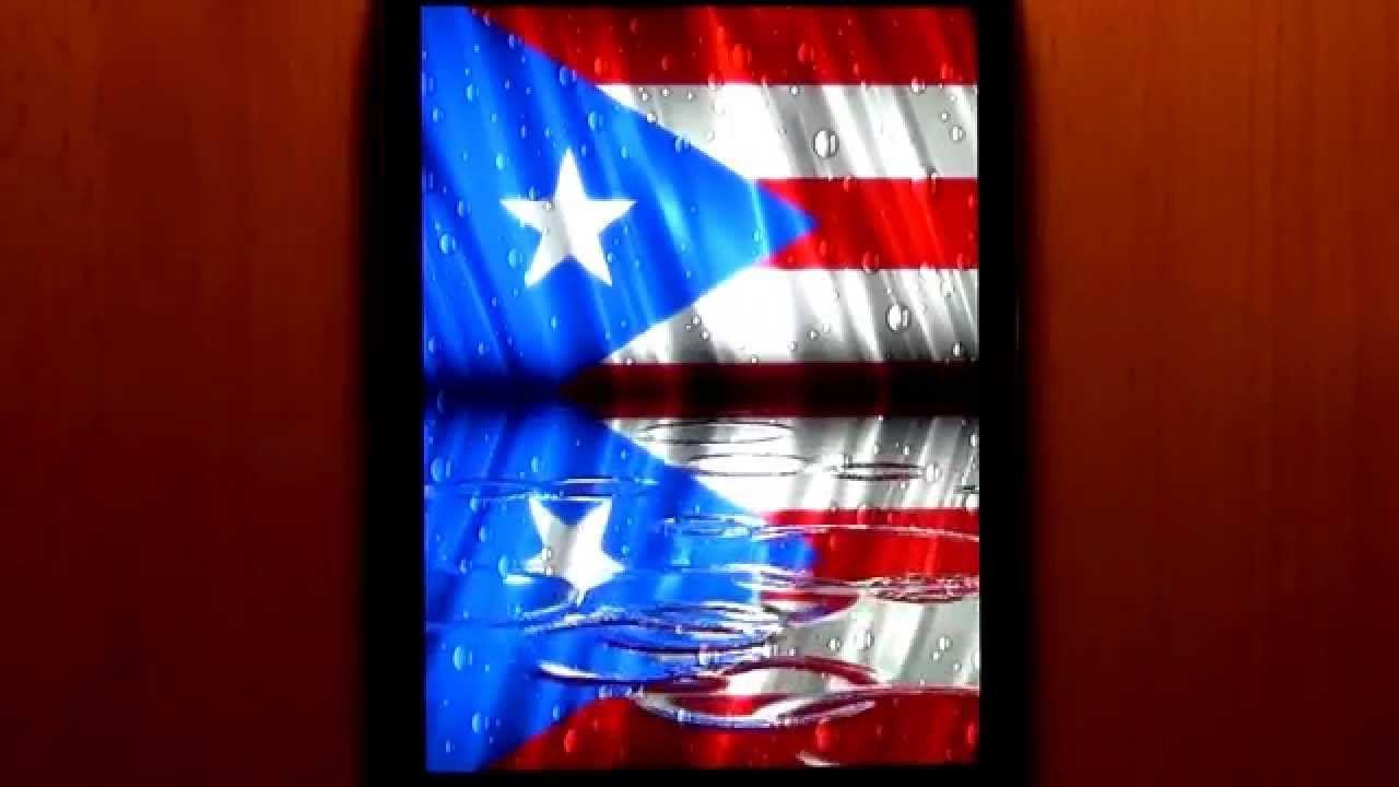 Raindrop Flag Puerto Rico
